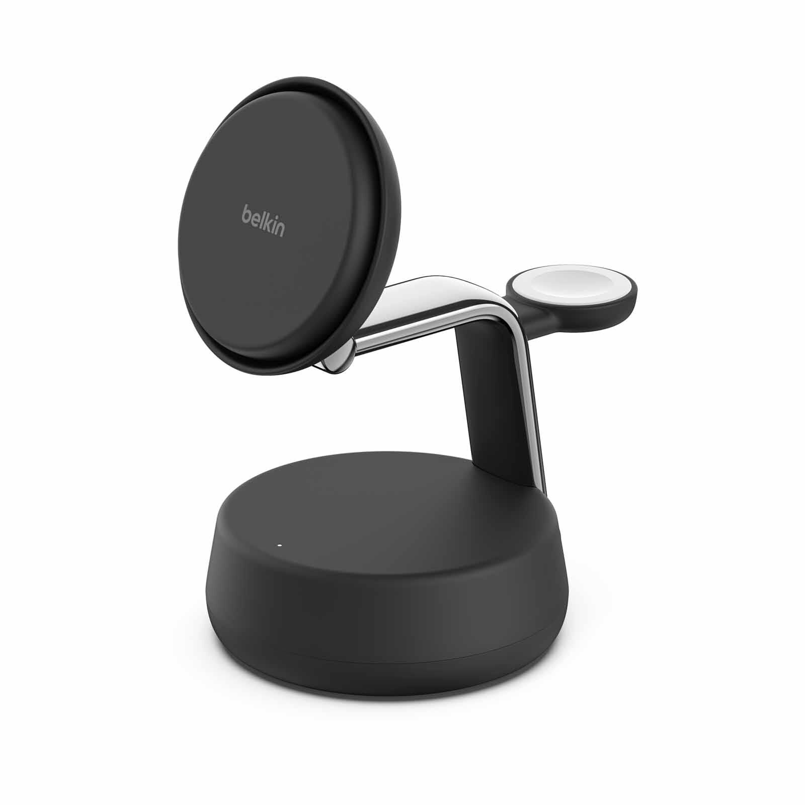 BELKIN Qi2.2 25watt Wireless 3 In 1 Stand Black WIZ040MYCH-image 1