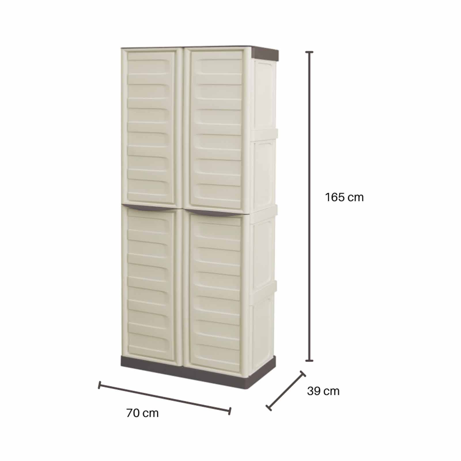 ARTPLAST Linea Spazio Multipurpose Cabinet 70x39x165cm SPAZIO-image 2