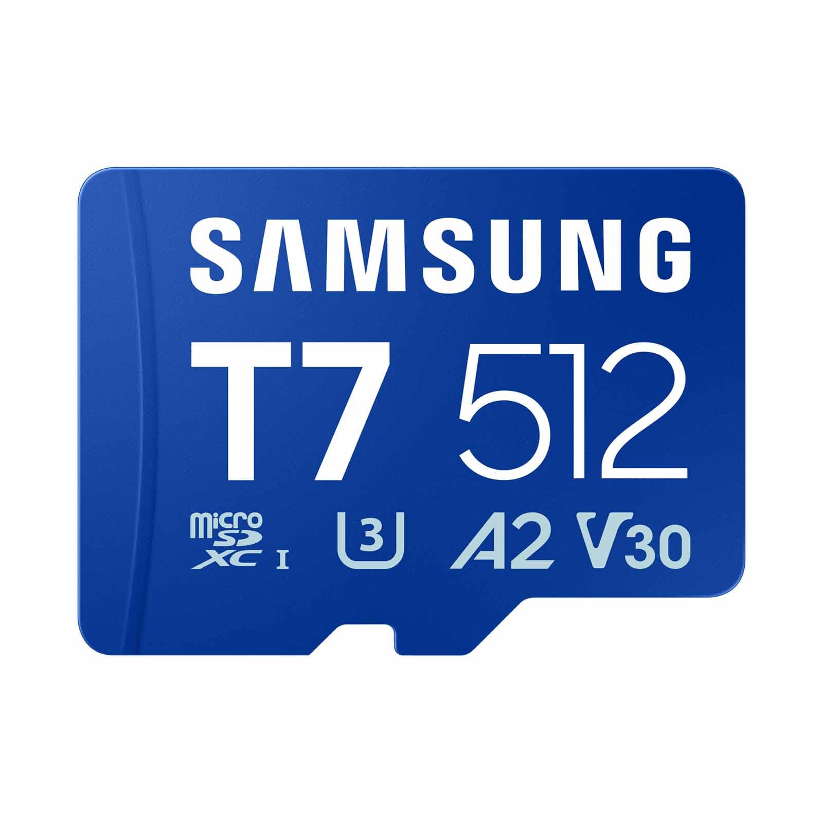 SAMSUNG T7 Microsd Card 512gb MB-MB512T/WW