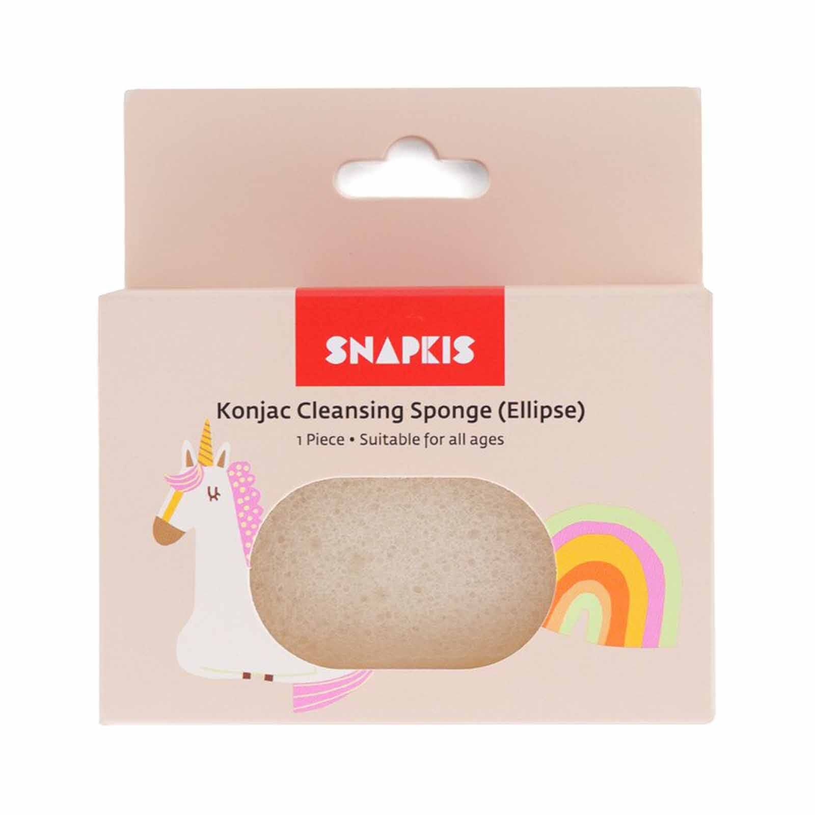 SNAPKIS Ellipse KONJAC CLEANSING SPONGE (S)