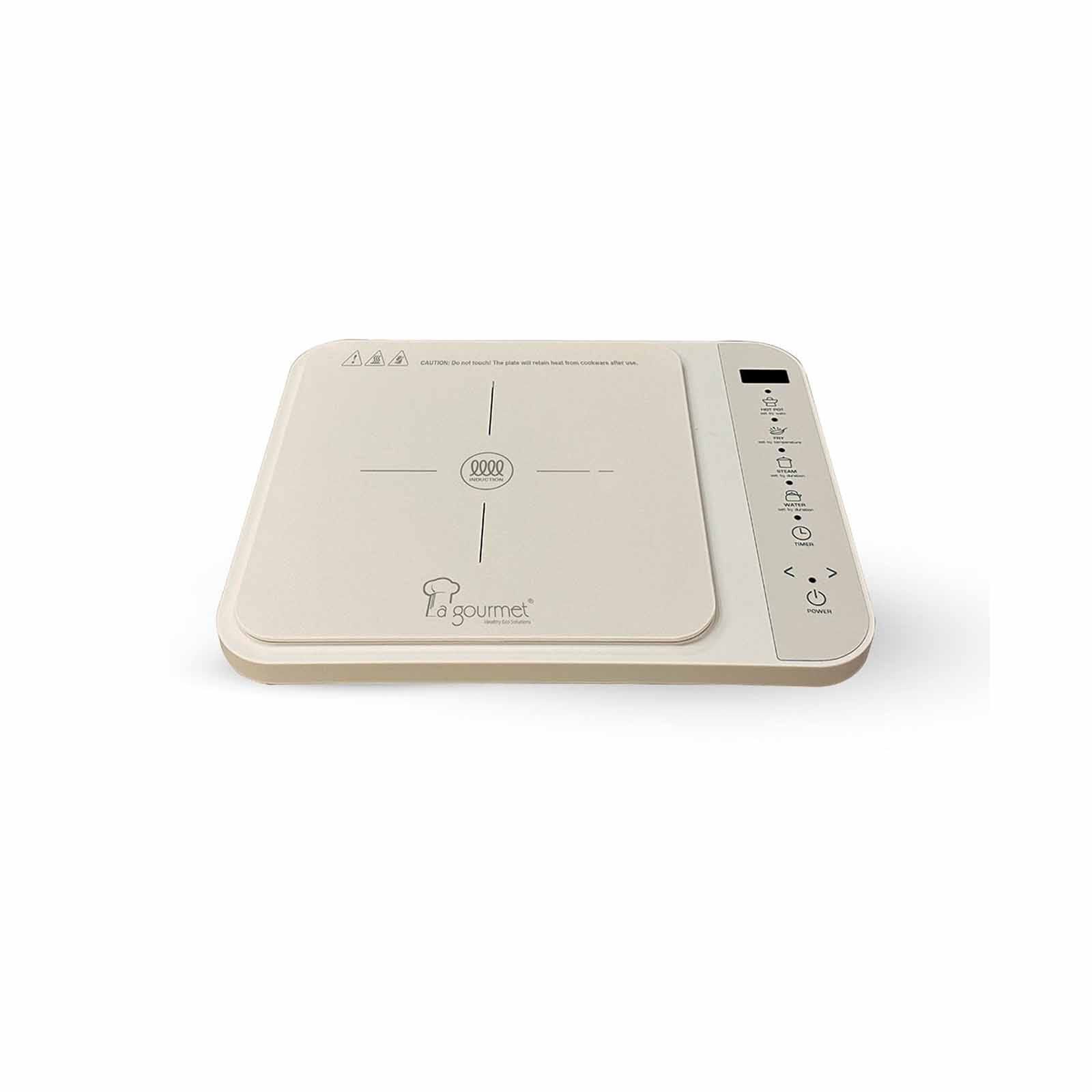 LA GOURMET Induction Cooker - Vanilla Cream LGELIC422125