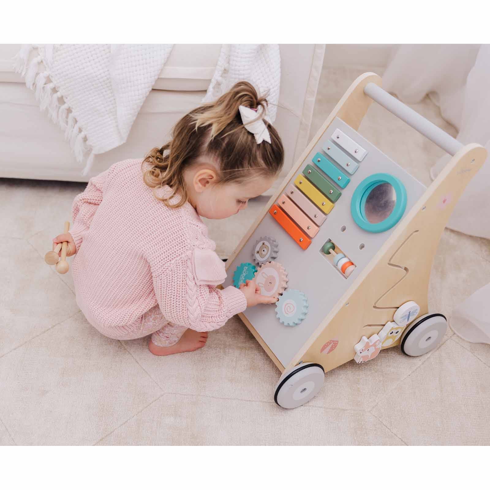 BUBBLE Wooden Activity Play Walker BU5024-image 3