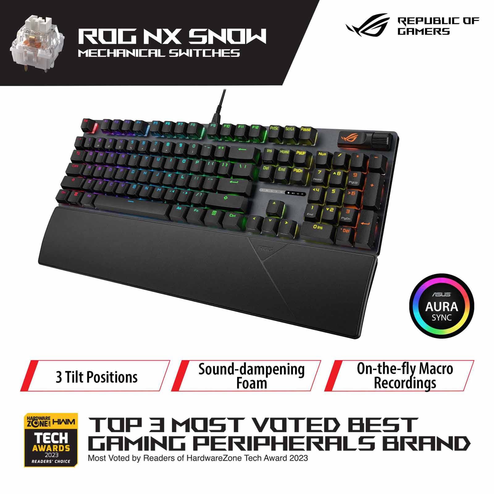 ASUS Rog Strix Scope Ii Nx Storm Keyboard ROG STRIX SCOPE II NX STORM-image 3