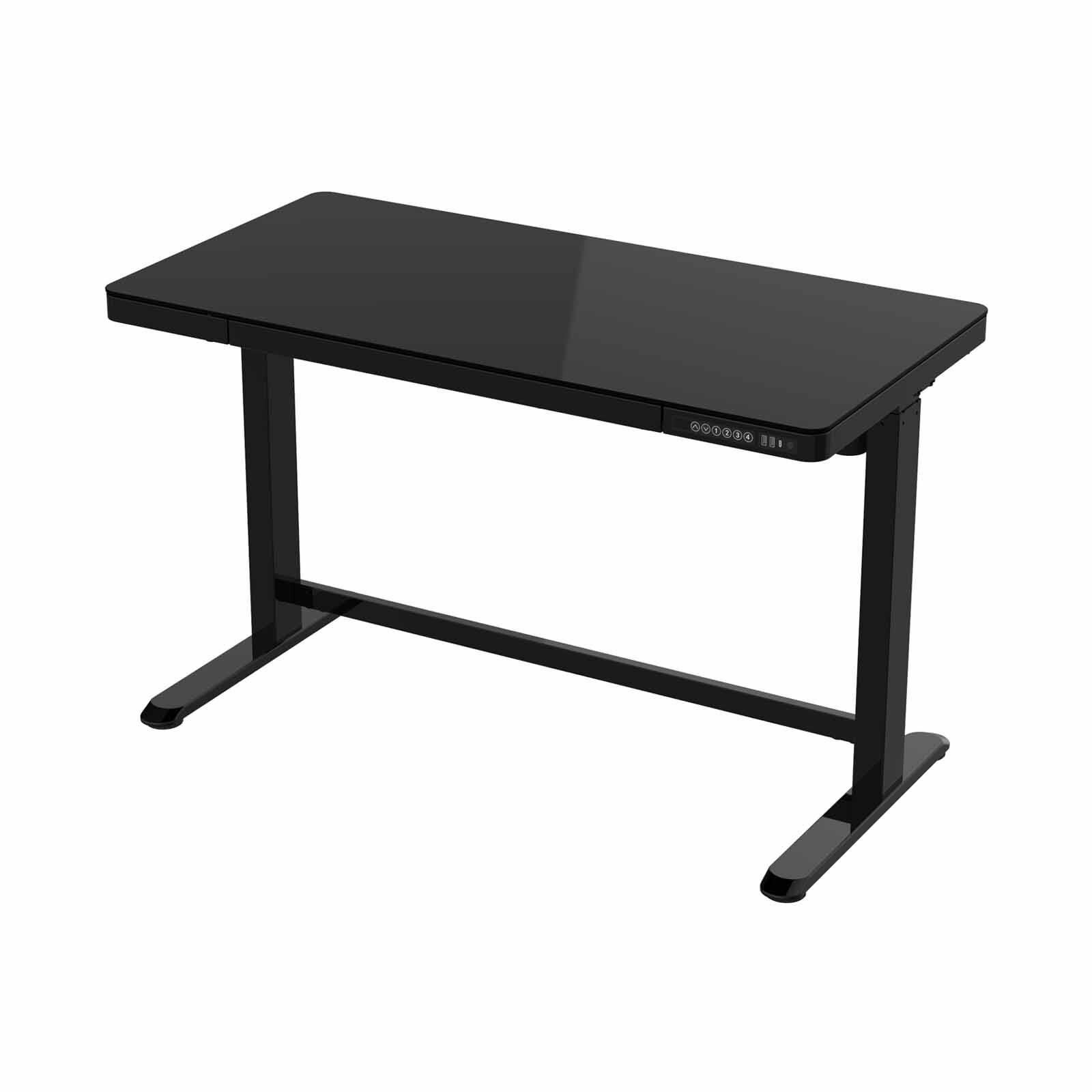 Height Adjustable Desk Glass (black) ARCHITECT-image 2