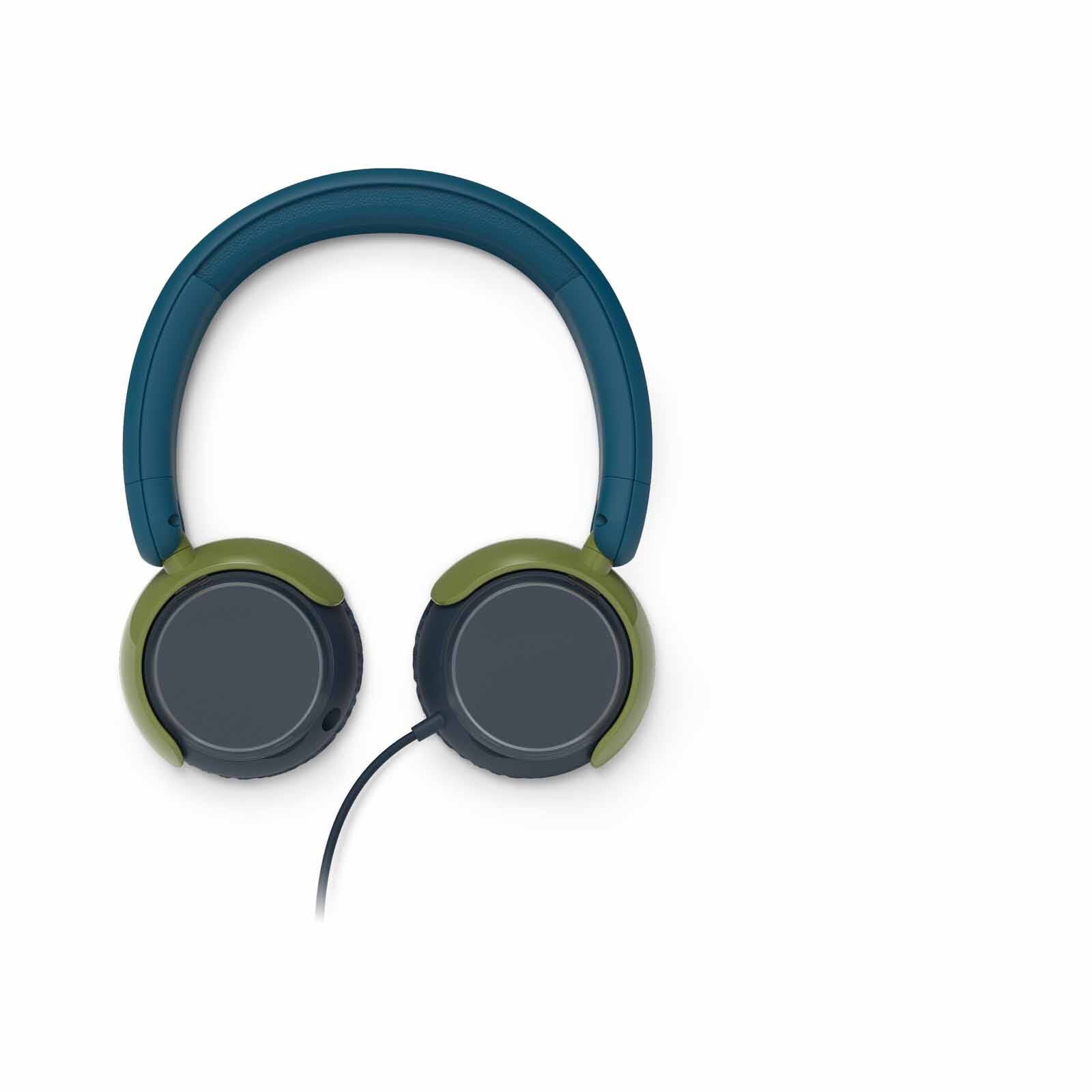 PHILIPS Kids Wired On-ear Headphones Crystal Teal TAK2000CT/00-image 3
