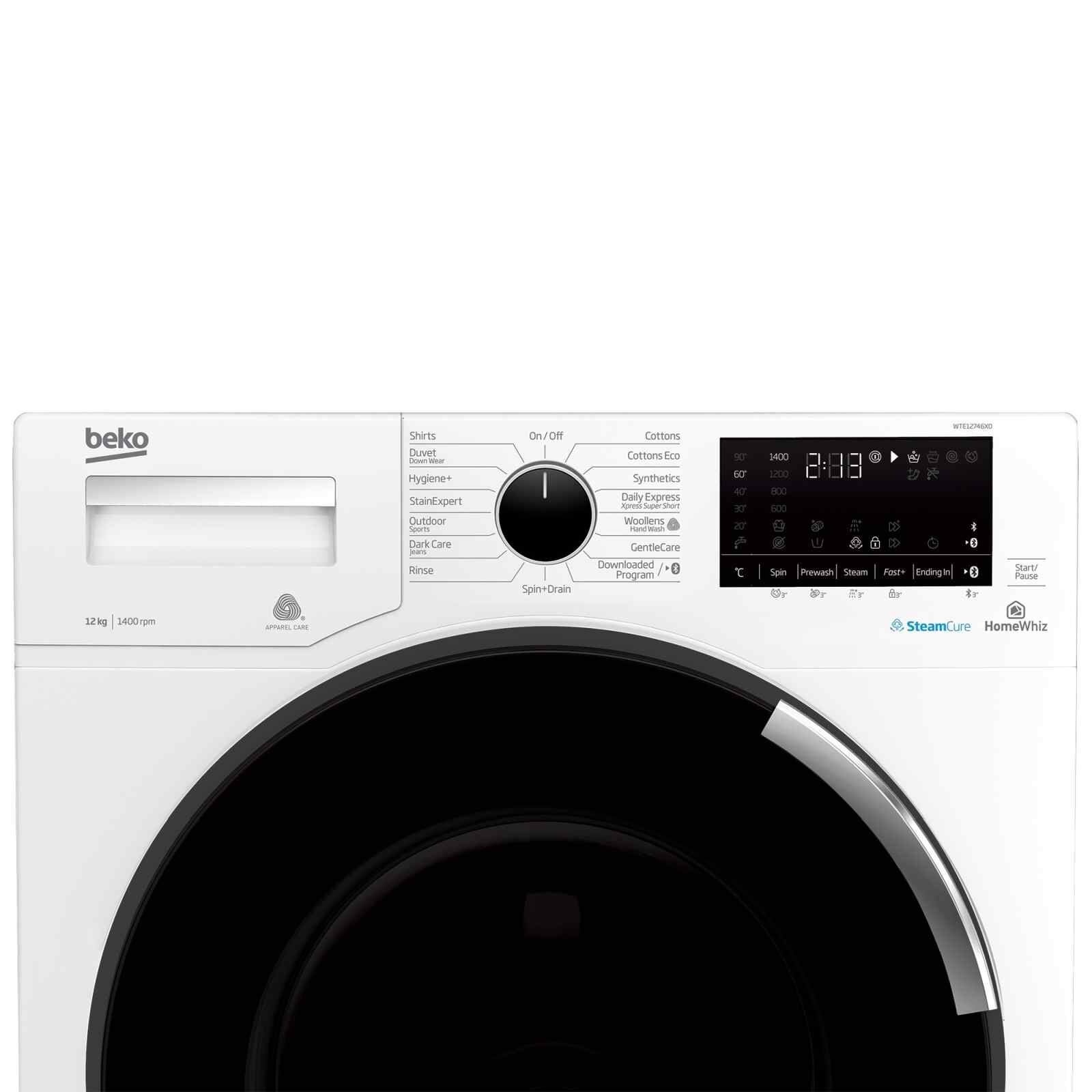 BEKO Front Load Washer (12kg) WTE12746X0-image 4