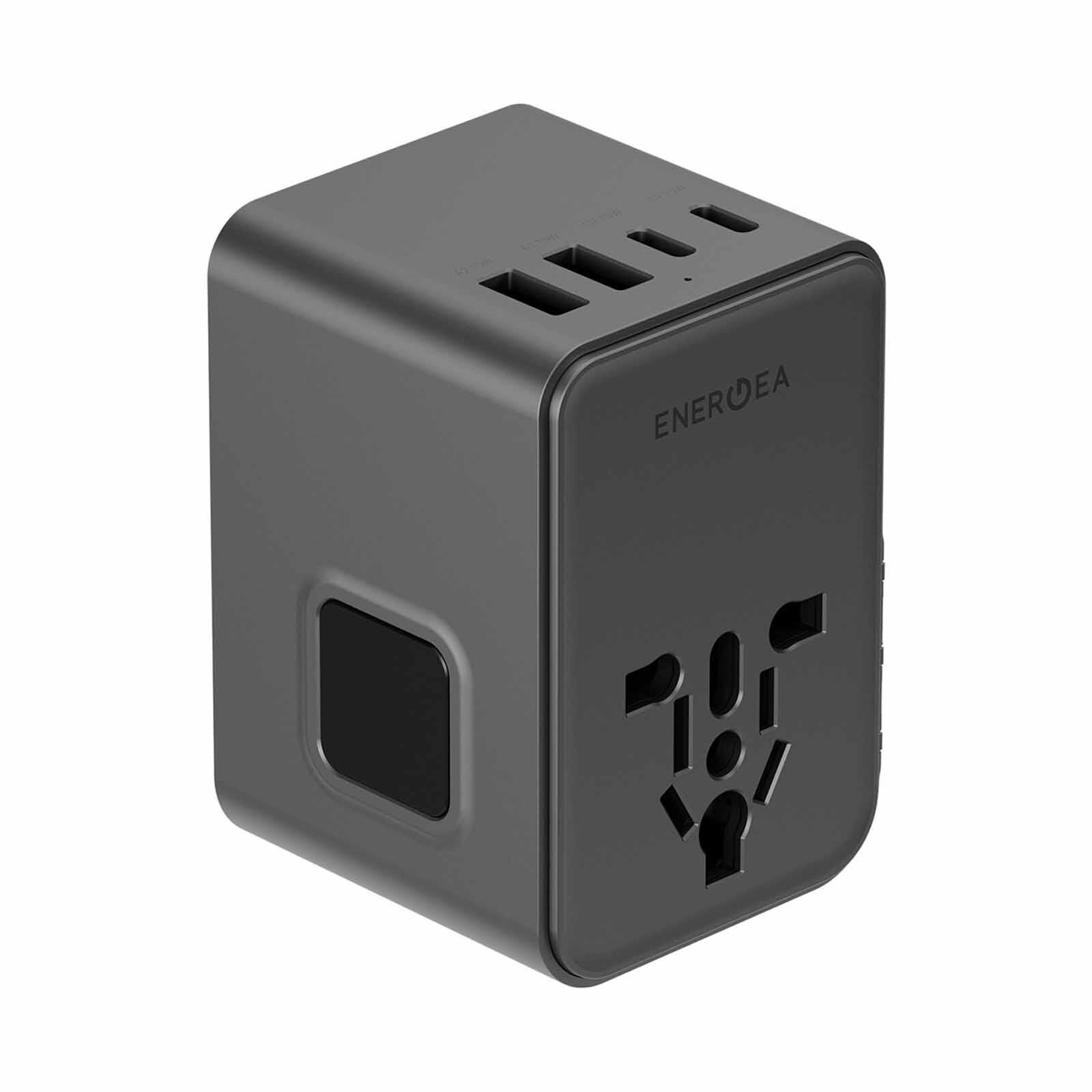 ENERGEA Travelworld Adapter Gan70, 3c2a 70w - Gunmetal TWA-GAN70-GUN-image 3