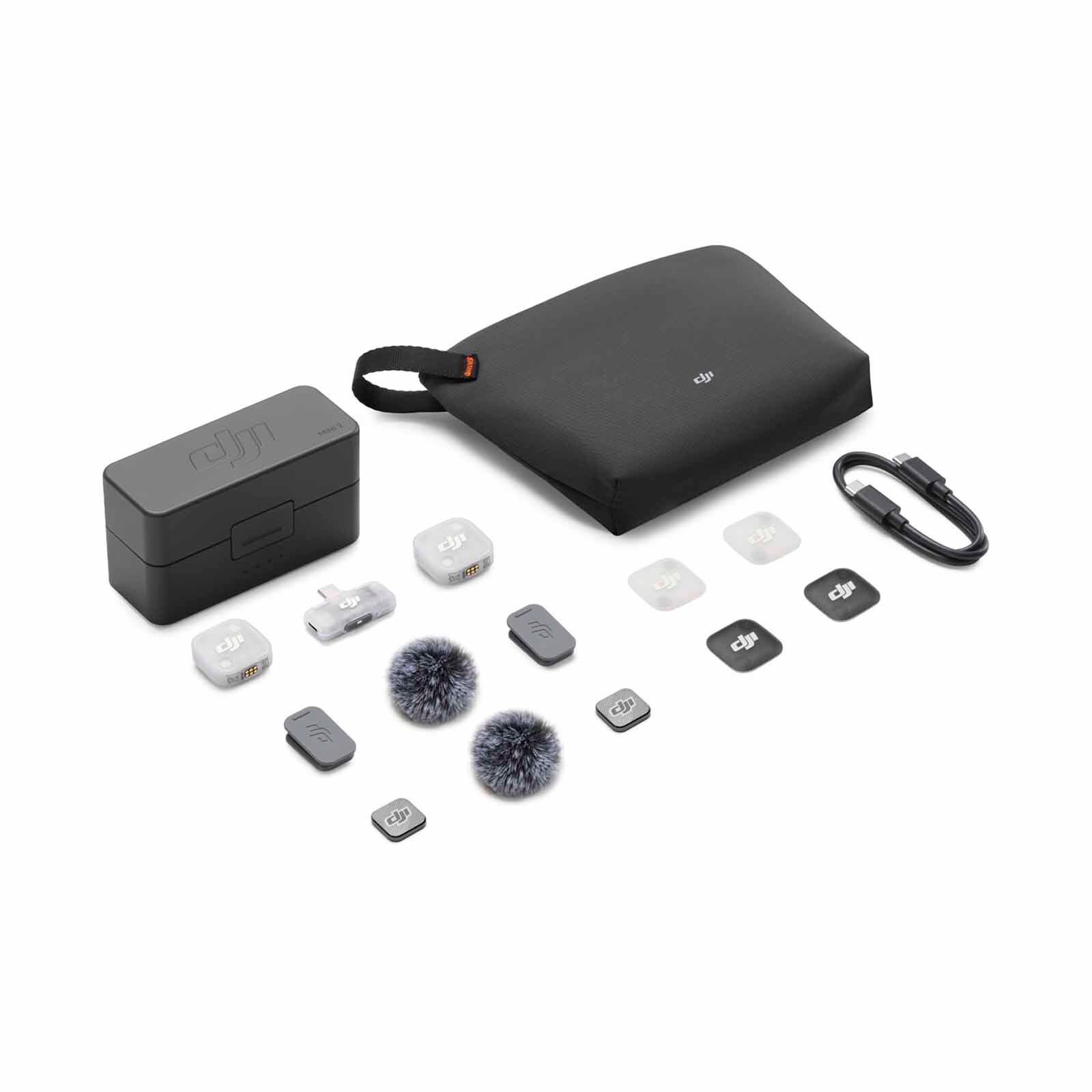 DJI Mic Mini 2 (2 Tx + 1 Mobile Rx + Charging Case) MIC MINI 2 (2 TX + 1 MOBILE RX + CHARGING CASE)-image 3