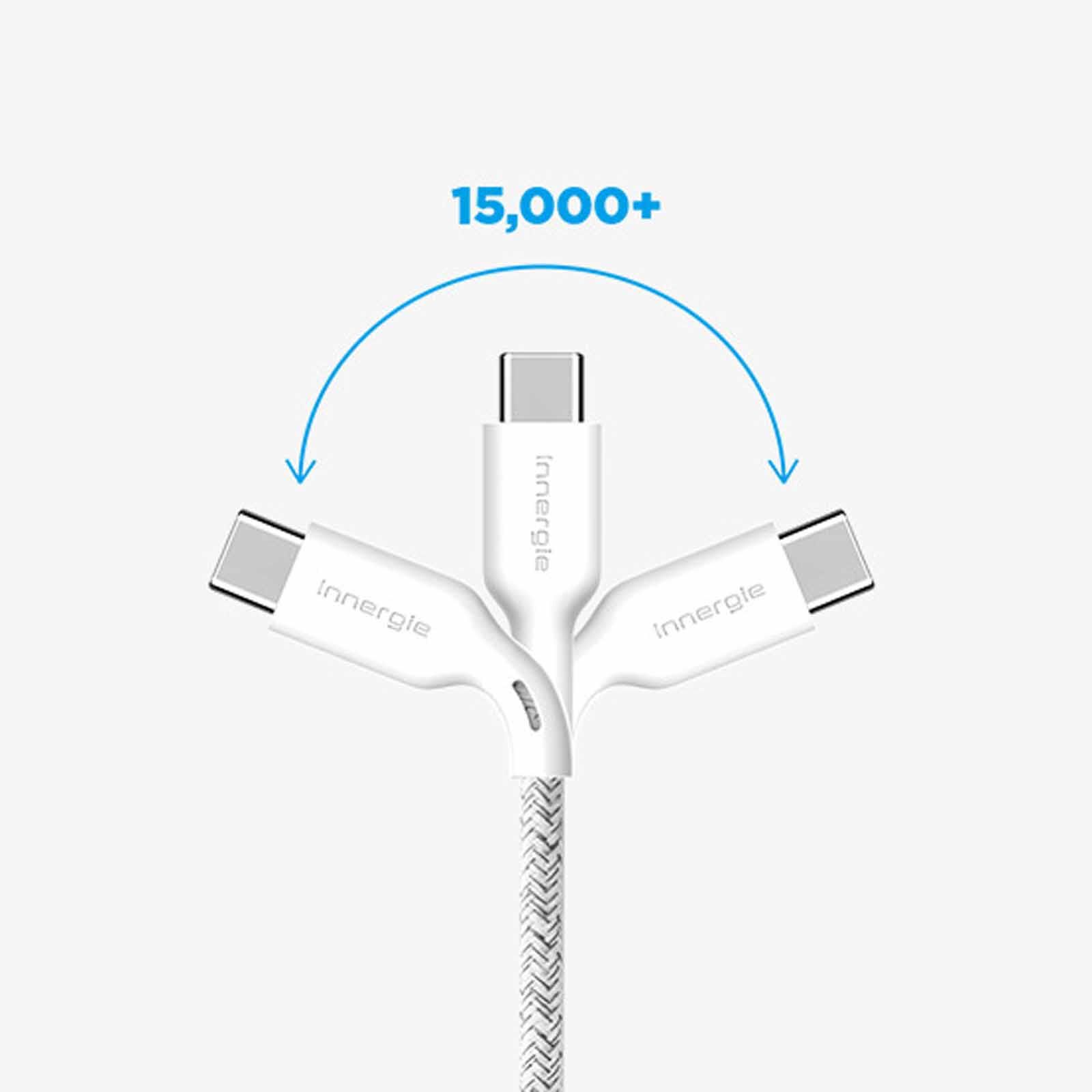 INNERGIE Usb-c To Usb-c 100w Cable 1m (white) ACC-S100NW TA-image 2