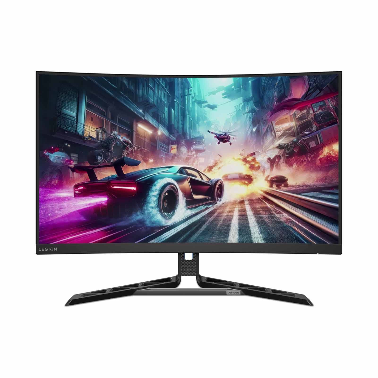 LENOVO 31.5in Qhd Va 180hz 0.5ms-7ms 3wx2 Curved Gaming Monitor LEGION R32QC-30 67C8GAC1MY