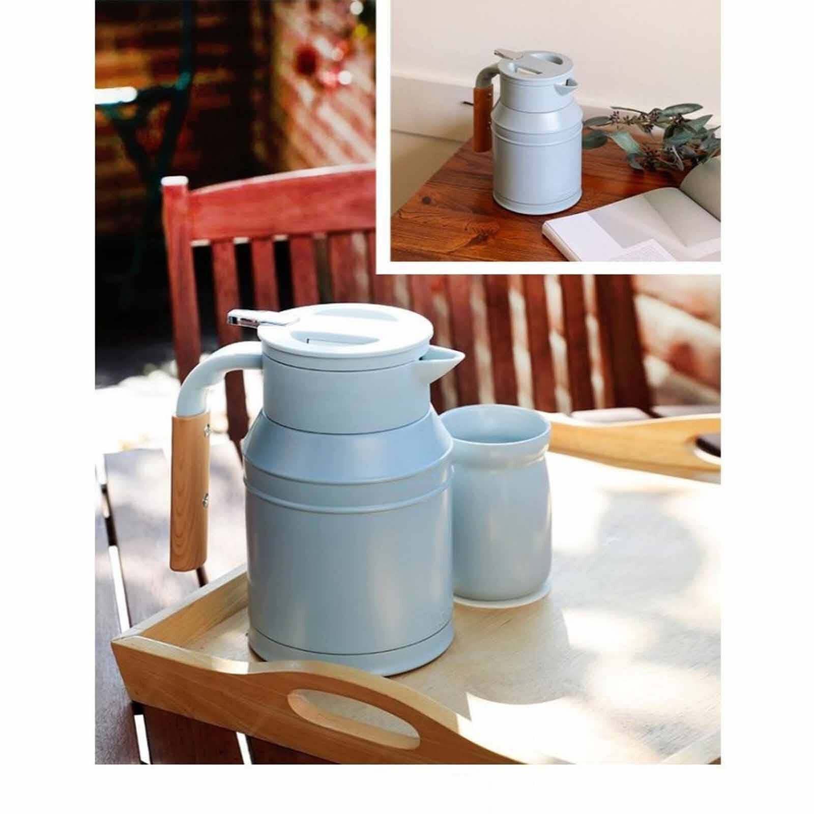 MOSH Double-wall S/steel Bottle 1000ml - Turquoise DMTK1.0-TURQUOISE-image 3