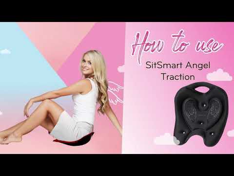 BACKJOY Sitsmart Posture Plus Angel Traction Wine (special Buy) BJSAT004-image 2