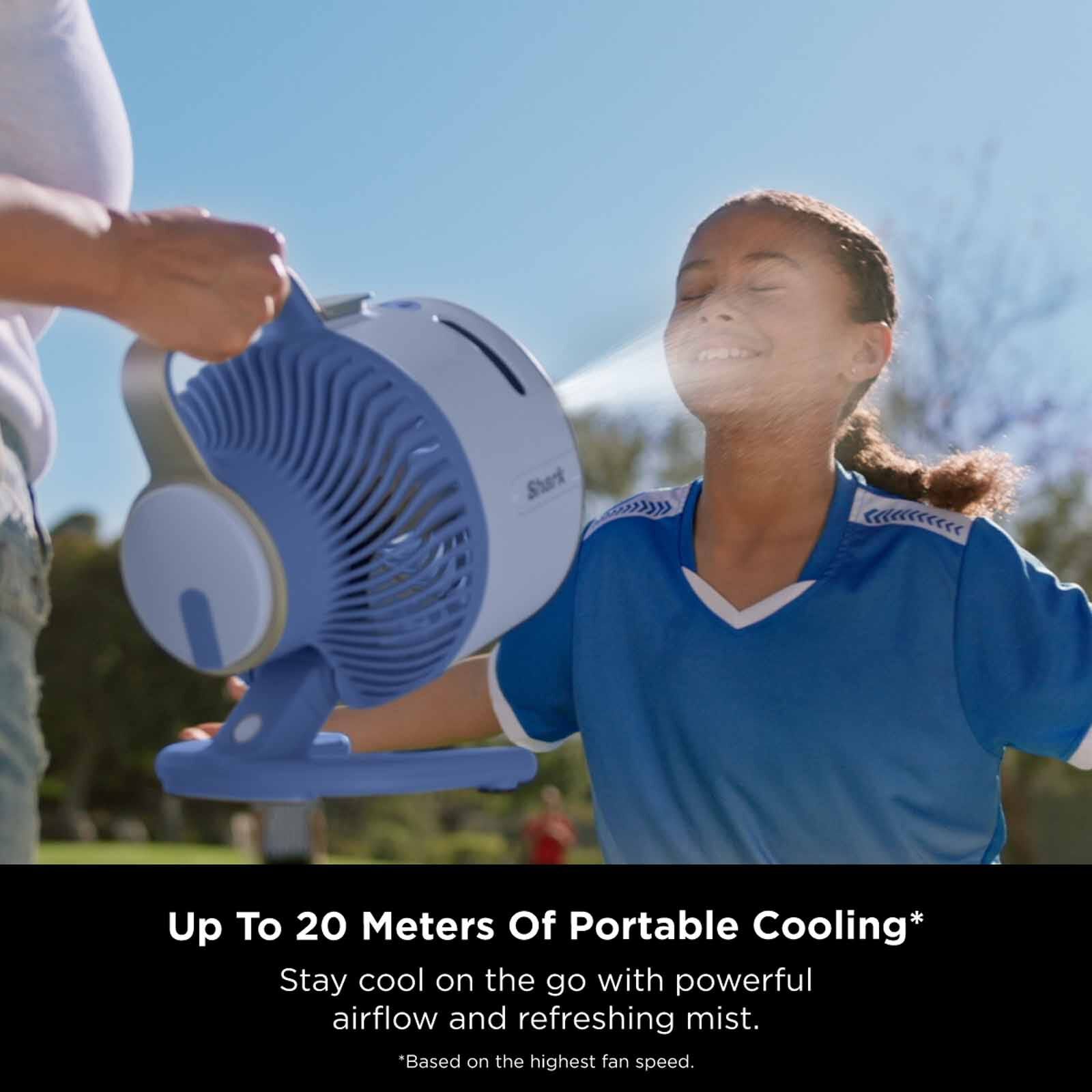 SHARK Flexbreeze Hydrogo Portable Misting Fan (purple) FA050SMPU-image 8