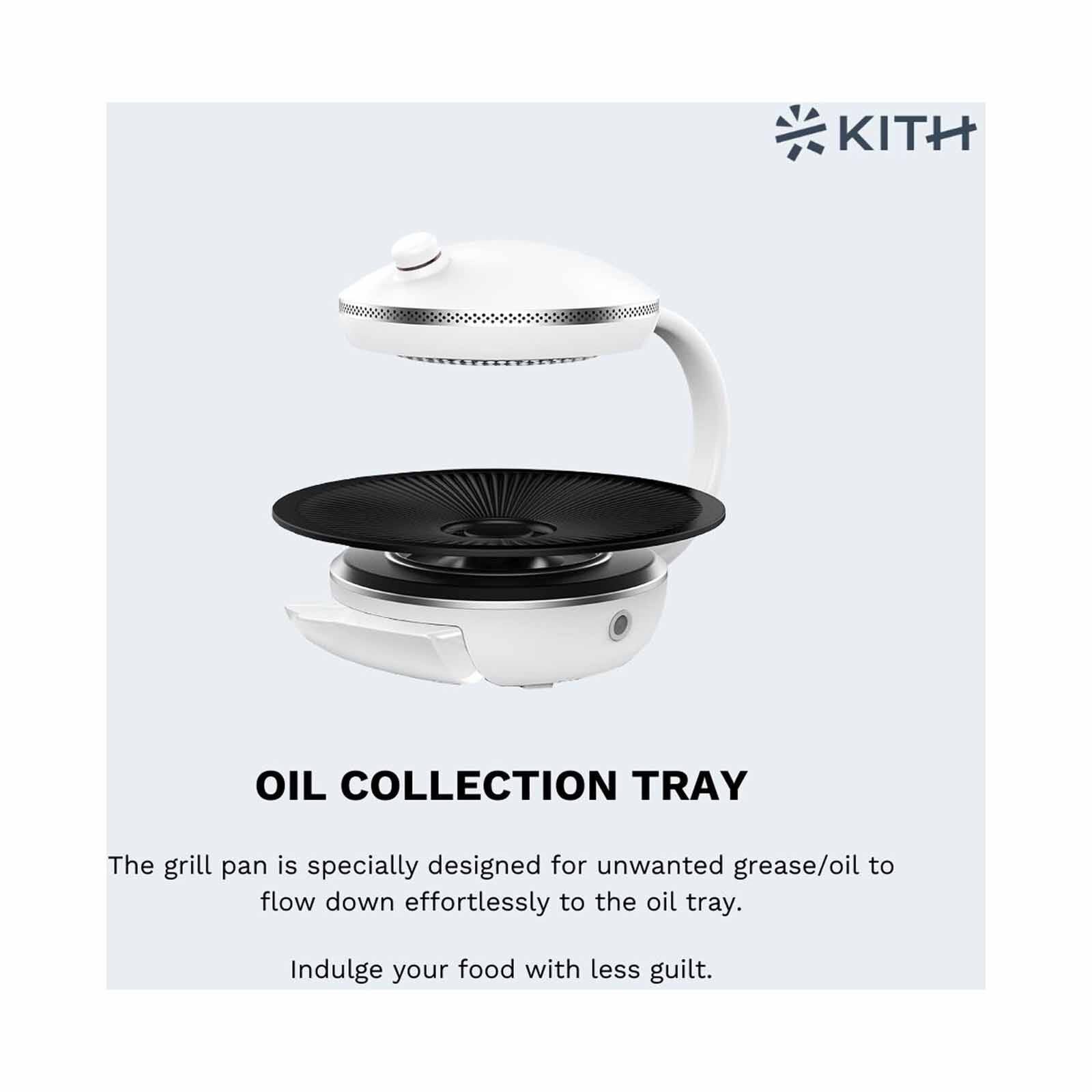 KITH Mini Smokeless Bbq Grill - Knob Control SBG-MINI-W1-image 6