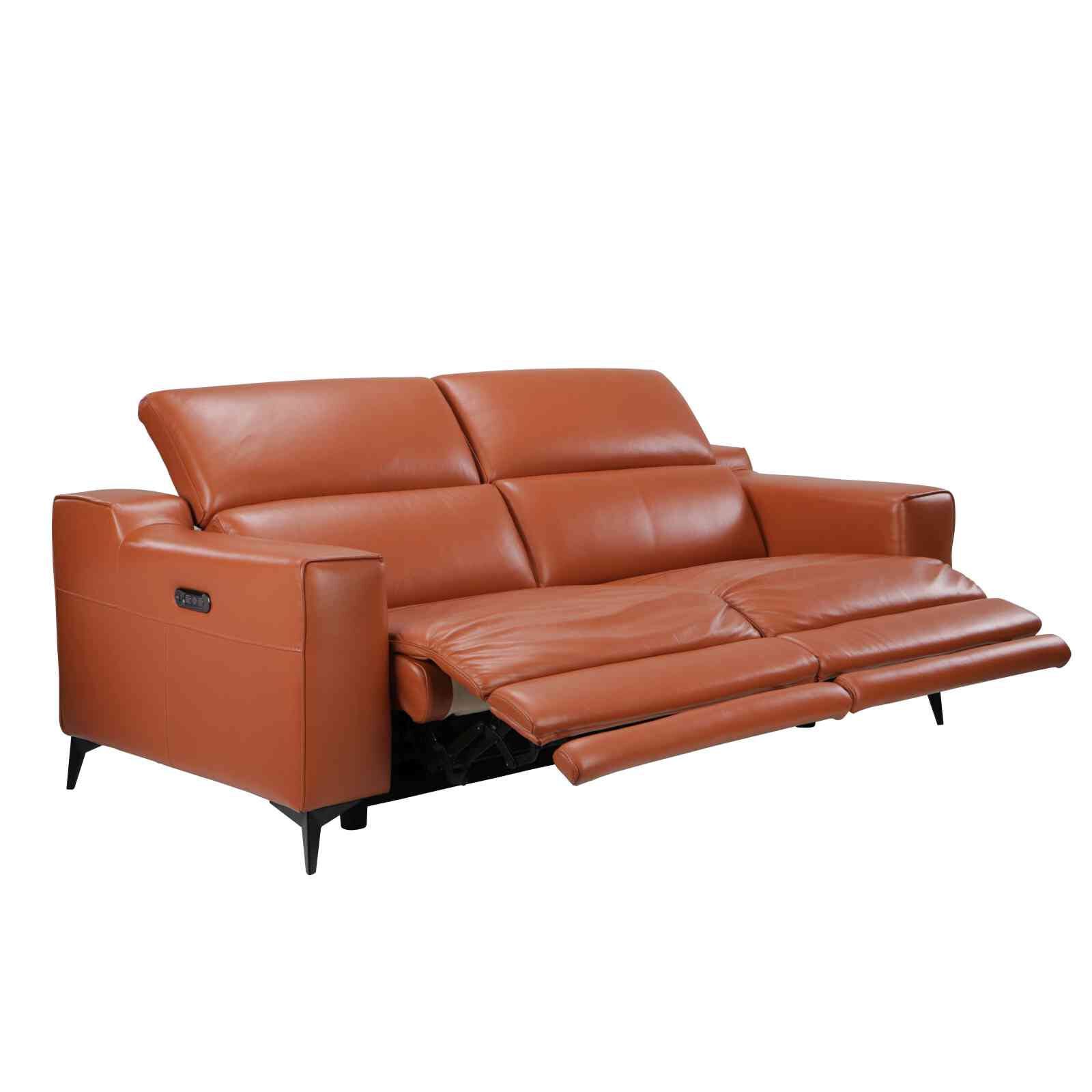 3rr Seater (hl) C10 Mto Half Leather Incliner Sofa NINA-image 6