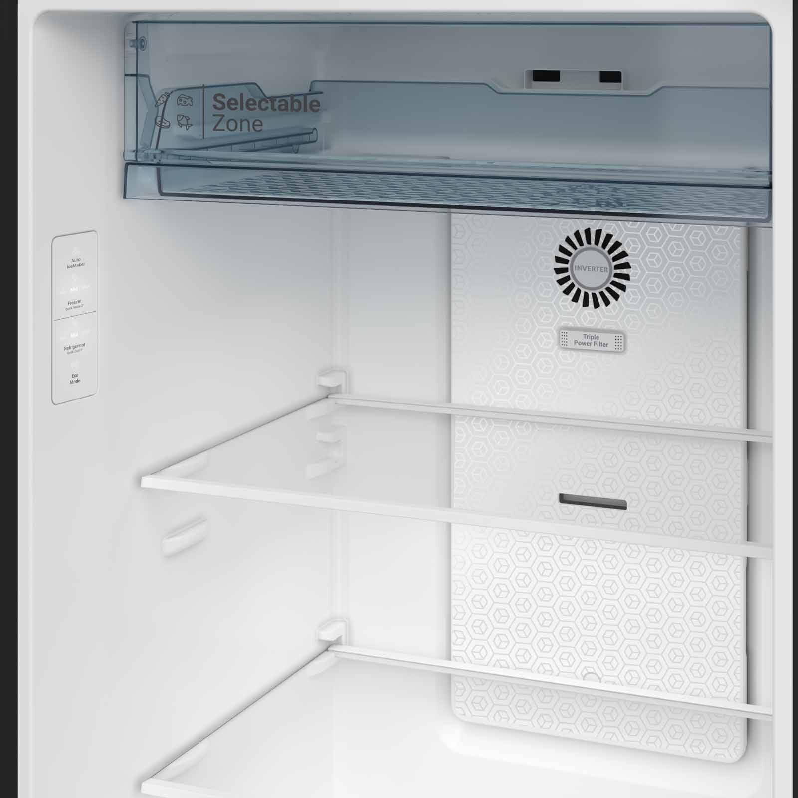 HITACHI Top Mount Fridge With Auto Ice Maker (407l) HRTN6443SAGBKSG-image 3