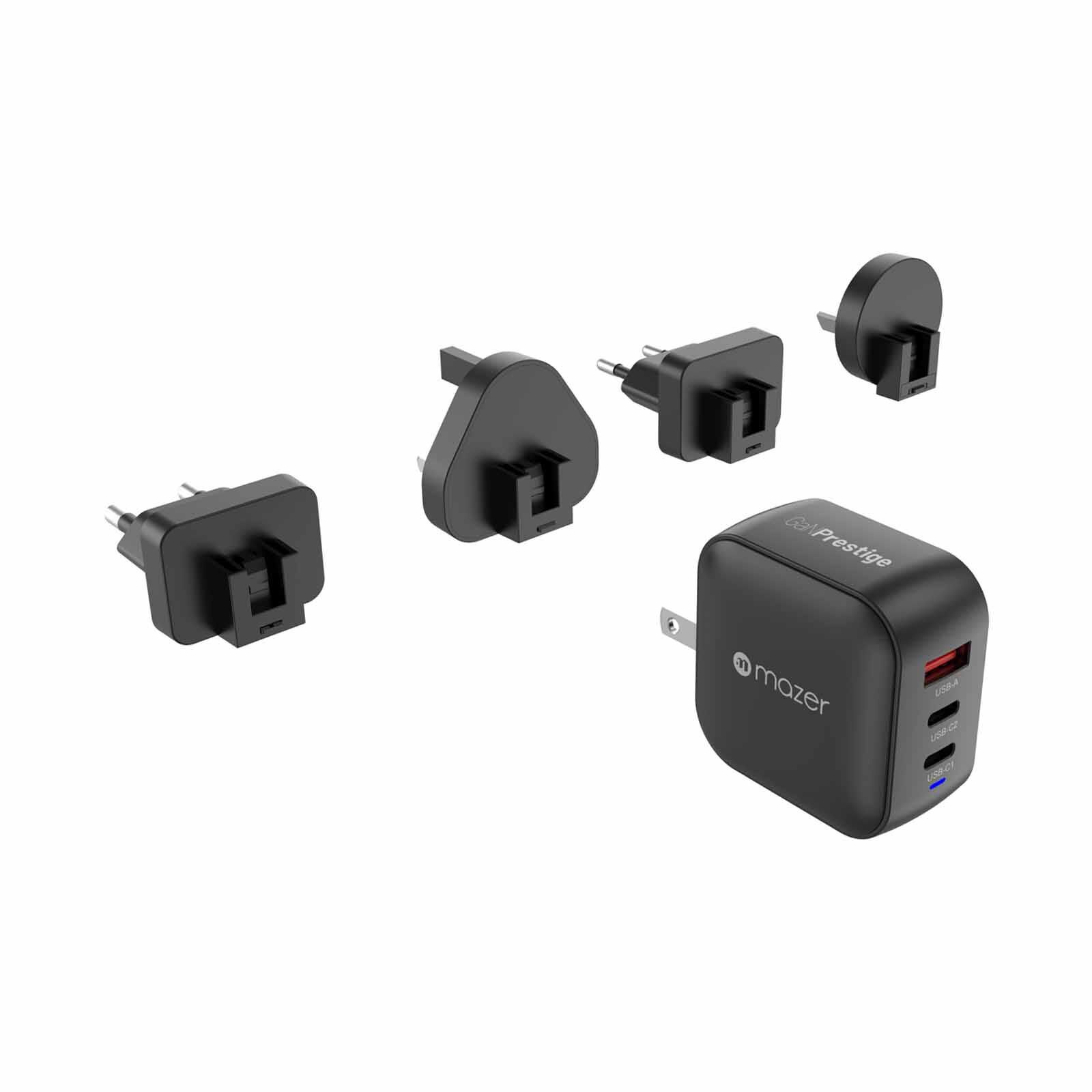 MAZER Ganprestige Pd70w 2c1a With 4 Travel Plugs-black M-G70W-V5-BK-image 4