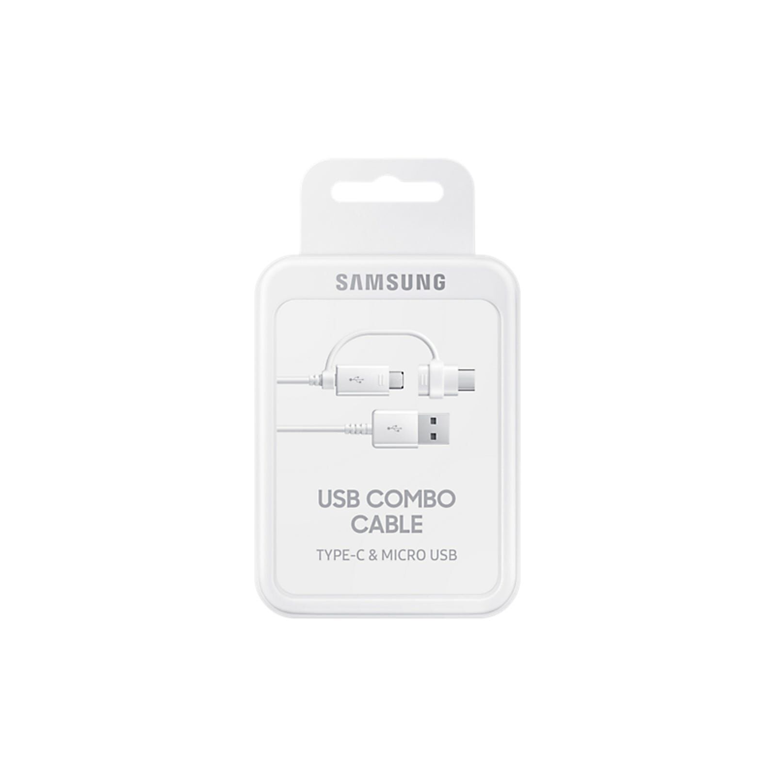 SAMSUNG Combo Cable Type C & Micro Usb 1.5m EP-DG930DWEGWW-image 2