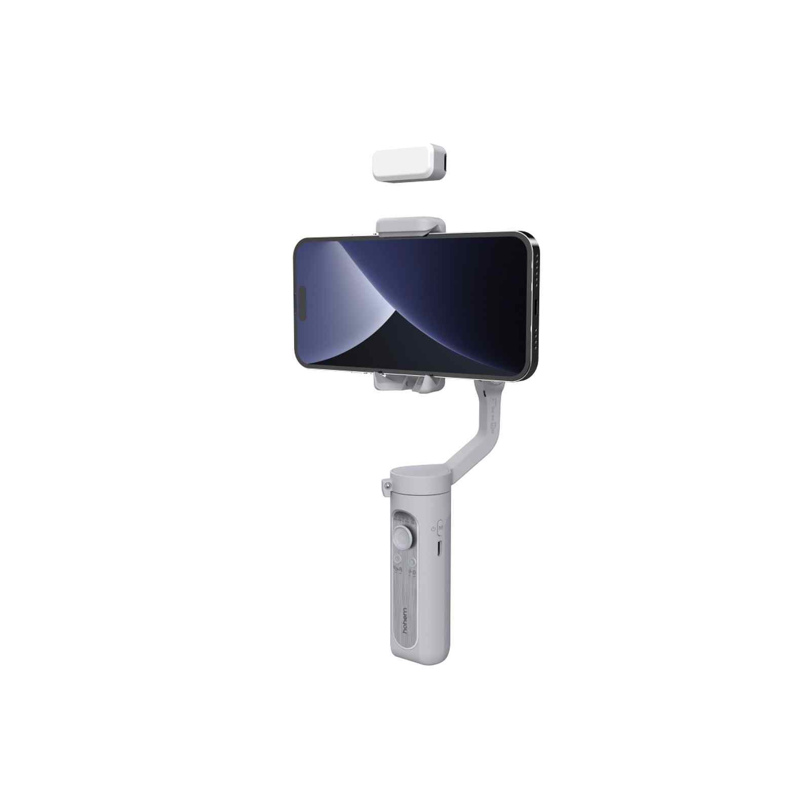 HOHEM Isteady Xe 3-axis Palm Smartphone Gimbal With Magnetic Fill Light HT-ISTEADY XE KIT-image 3
