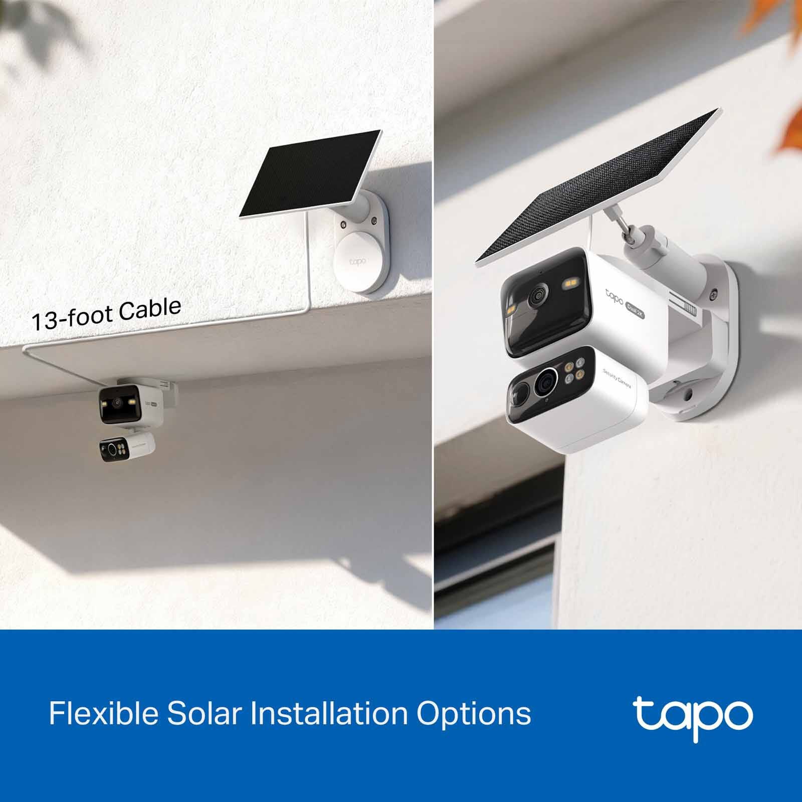 TP LINK Solar-powered Dual-lens Pan/tilt Security Camera Kit TAPO C645D KIT-image 15