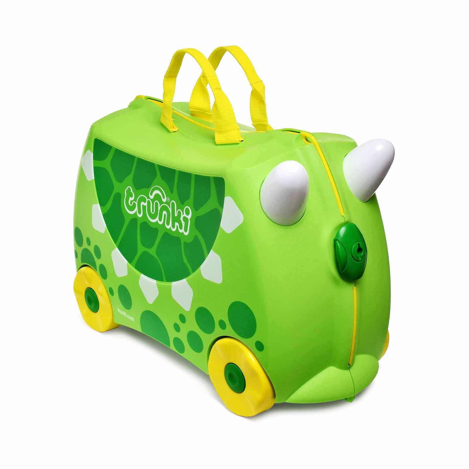 TRUNKI Ride On Luggage - Dudley The Dinosaur TR0352-GB01-image 1