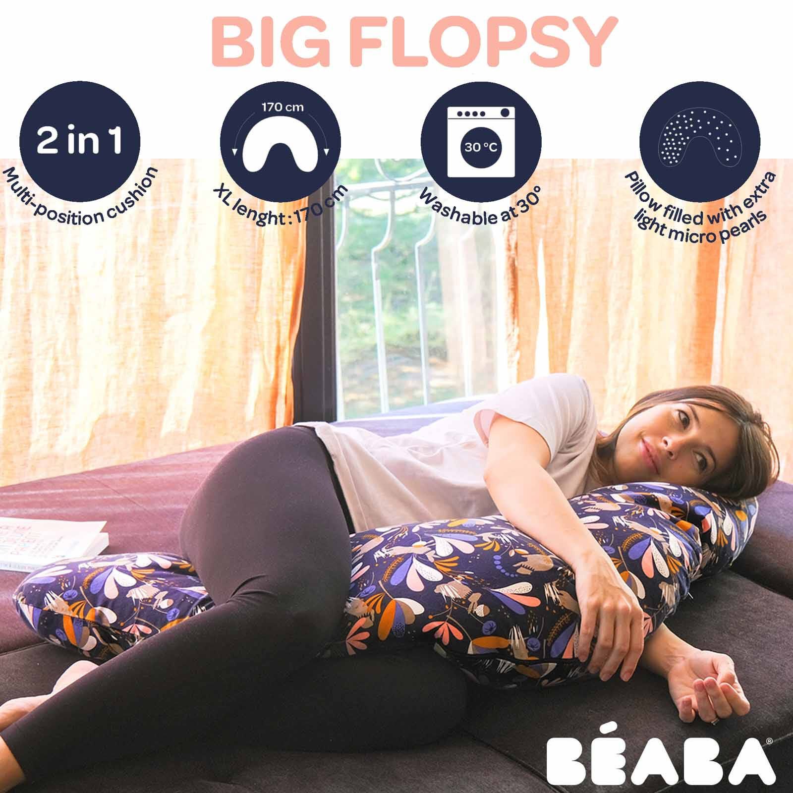 BEABA Maternity & Nursing Pillow - Maternity & Nursing Pillow - Jersey Artline (online) BIG FLOPSY-image 5