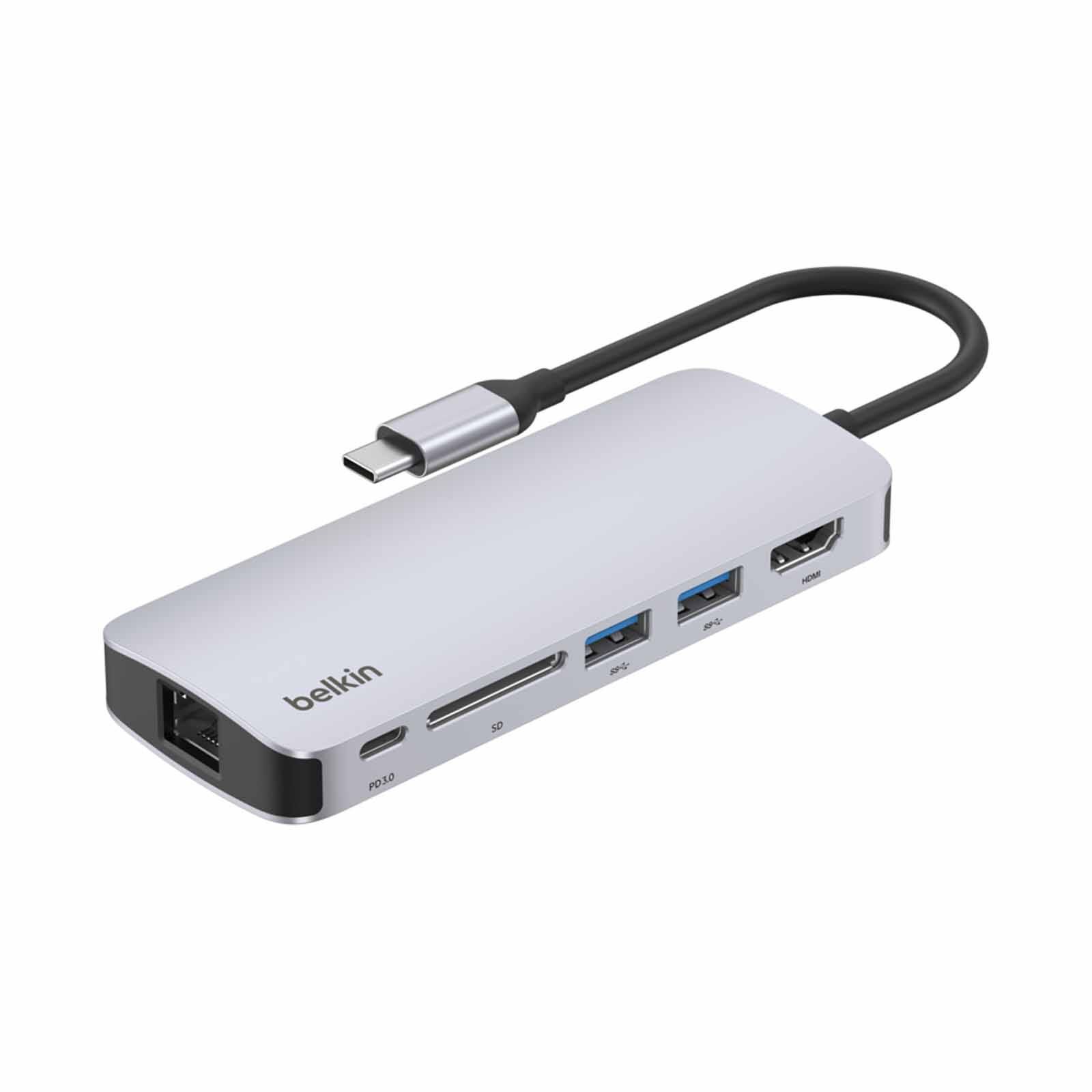 BELKIN Usb-c 6-in-1 Multiport Dock W 4k AVC008FQSGY-V2-image 1
