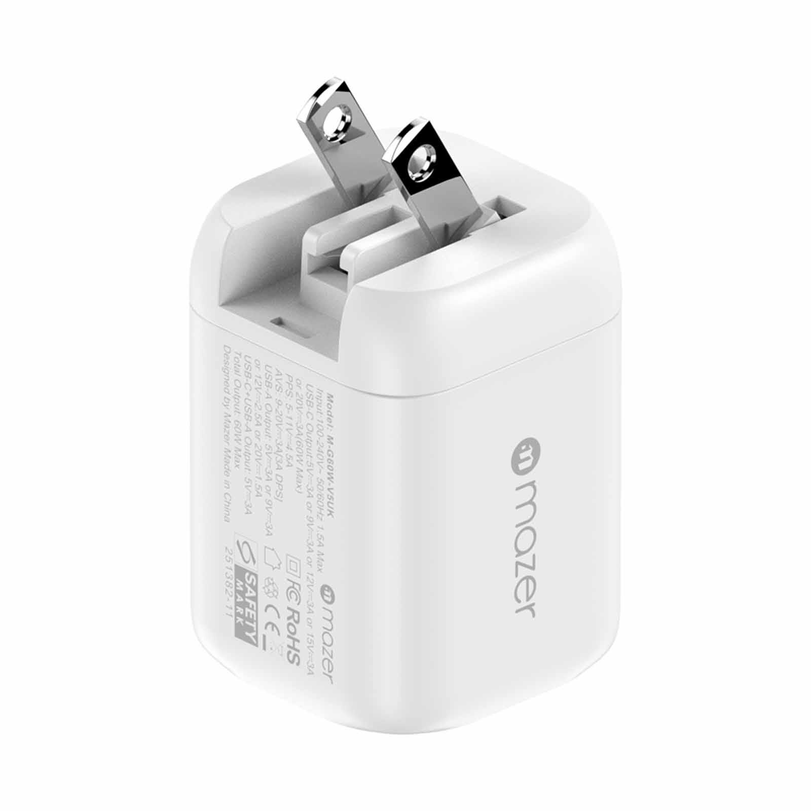 MAZER Prestigegan Dynamic Power Supply 60w 1c1a Us+uk Plugs-white M-G60W-V5UK-WH-image 4