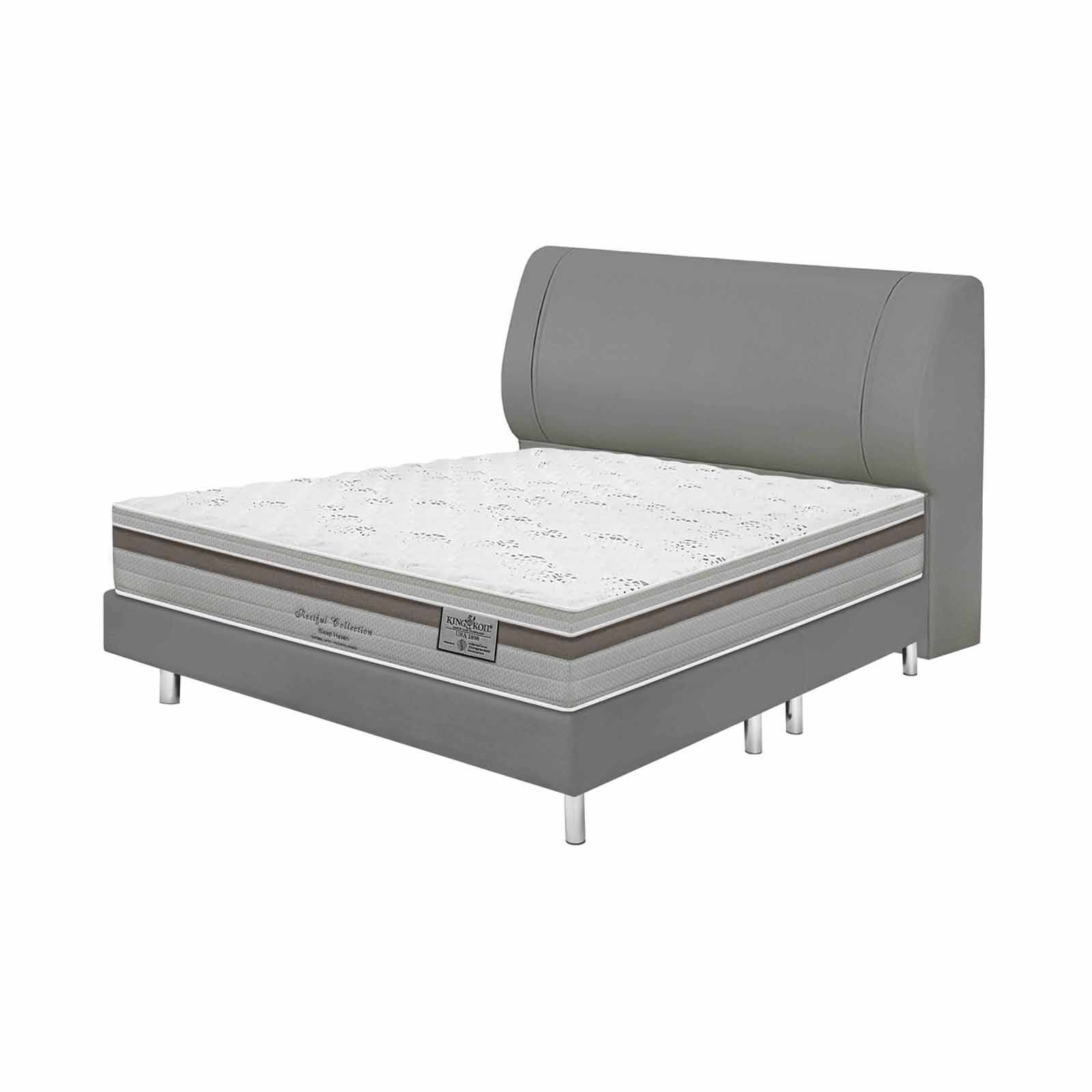 KINGKOIL Restful Collection Sleep Haven Single Size Mattress W/bedframe And Headboard RESTFUL COLLECTION SLEEP HAVEN-image 2