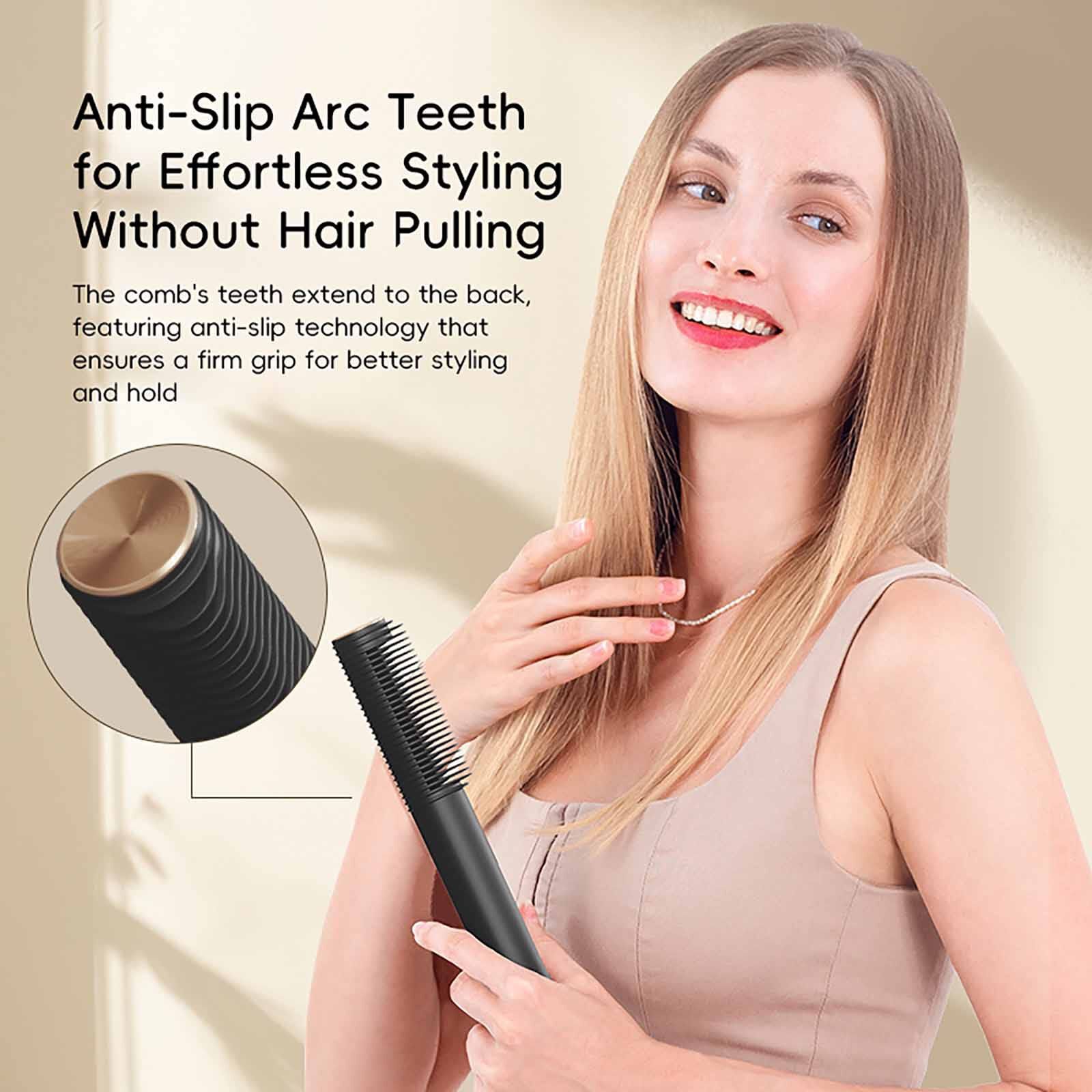KOIZUMI Silk Straight Hot Iron Comb - Black KHR-G650/KD-image 2