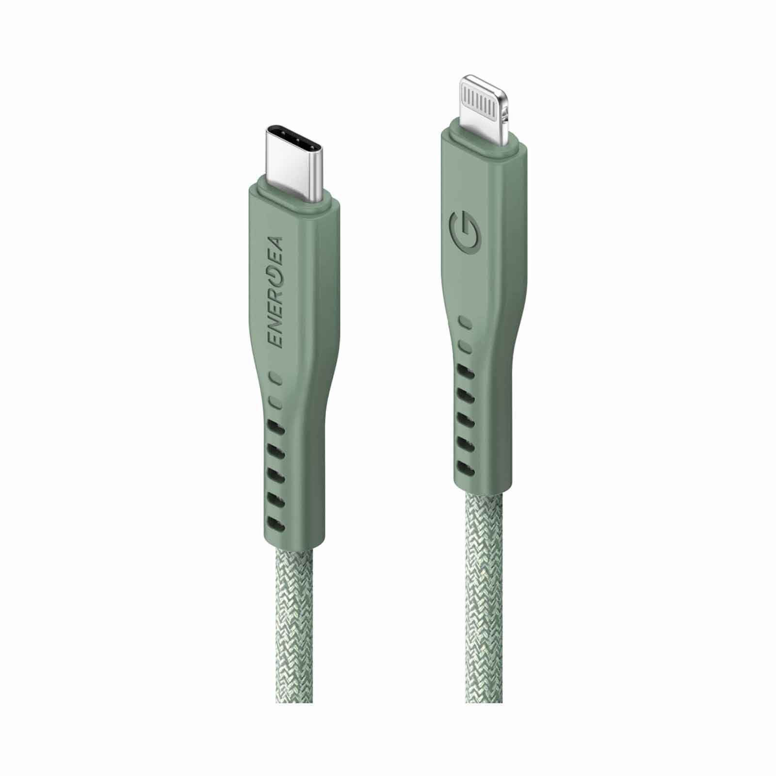 ENERGEA Flow C-l Mfi Cable 480mbps With Mct 1.5m - Green CBL-FLCL-GRN150M-image 2
