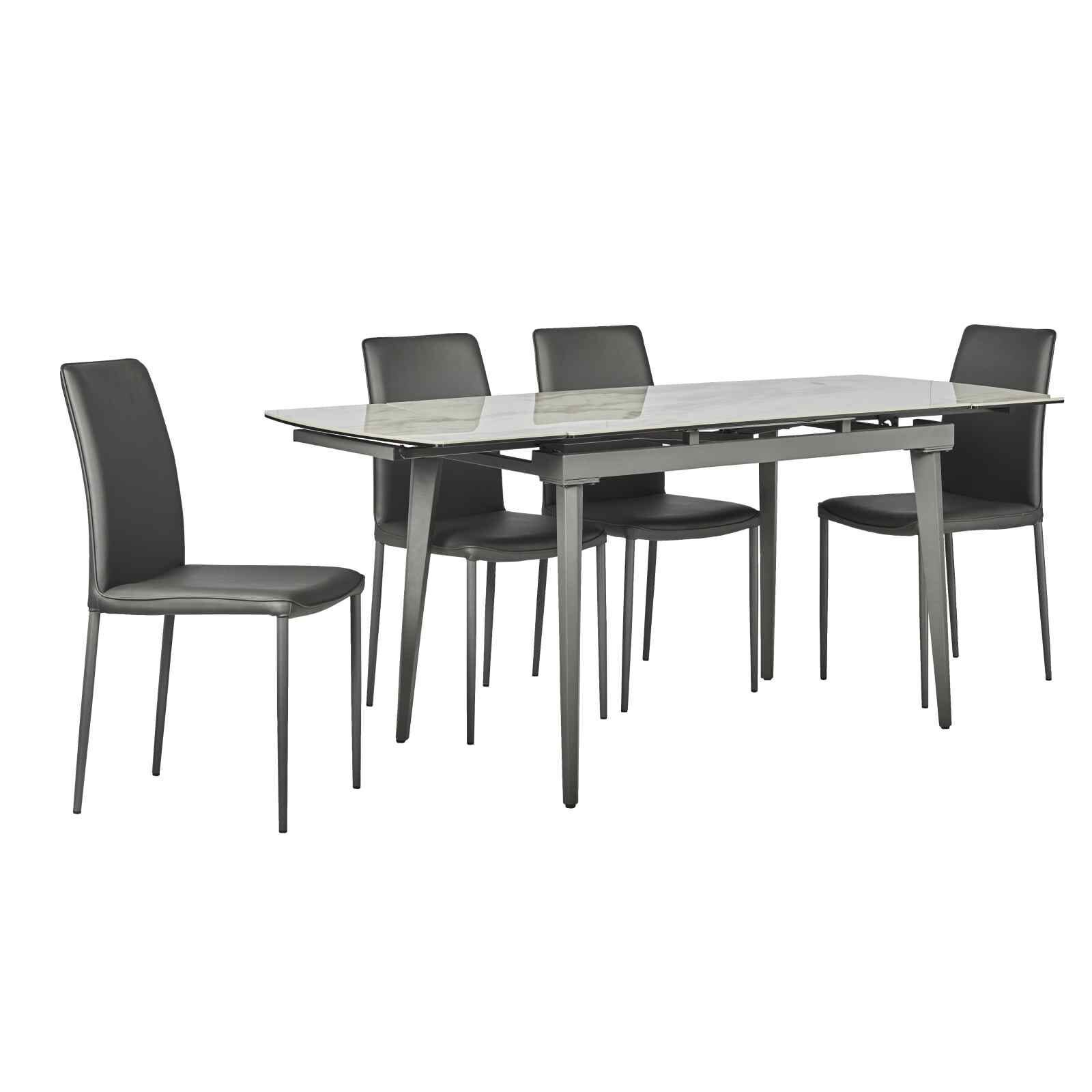 5 Piece Extendable Dining Set KLOSE-image 5