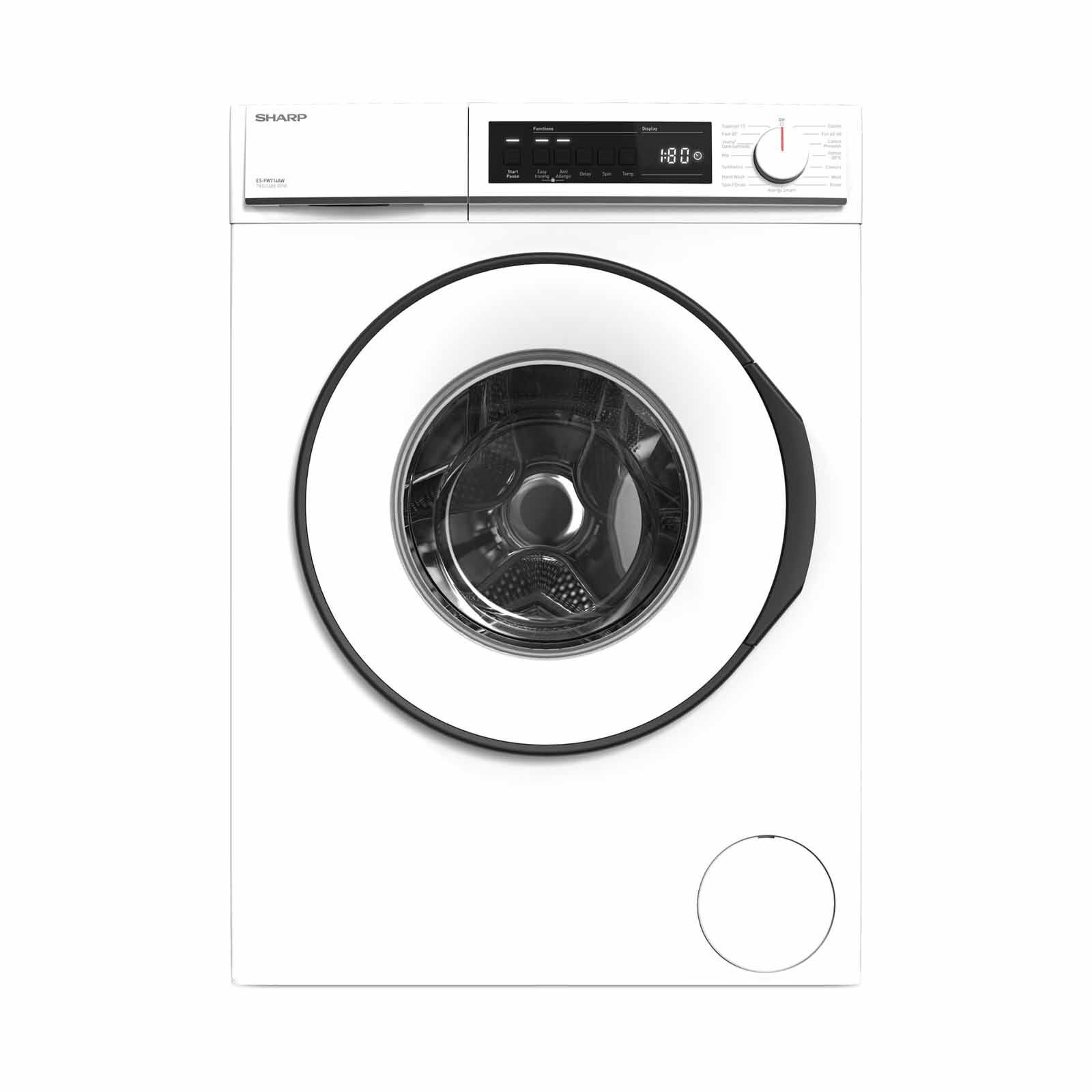 SHARP Front Load Washer-white (7kg) ES-FW714AW-image 1