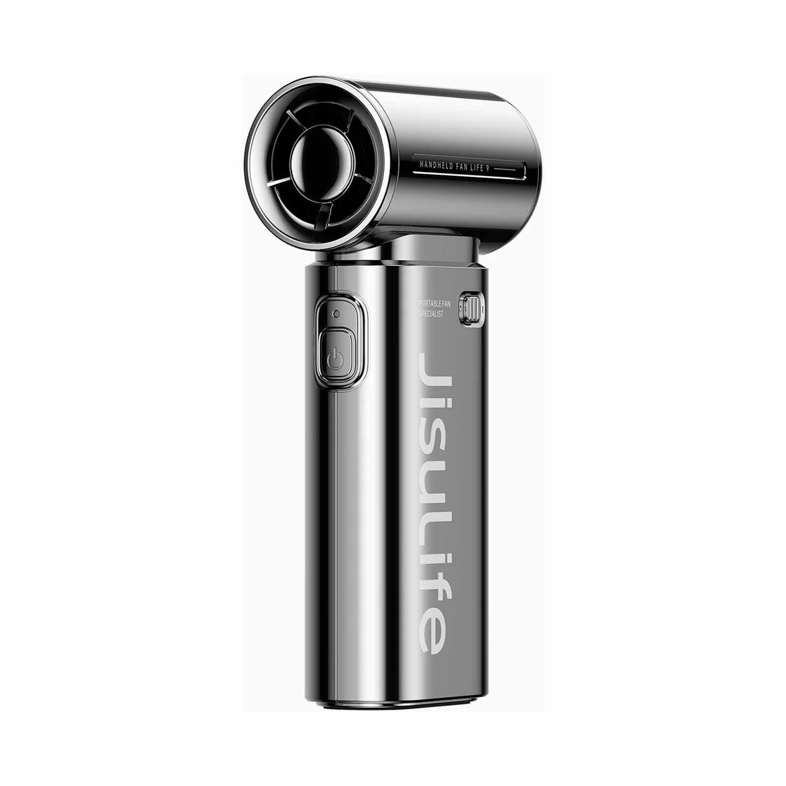 JISULIFE Handheld Fan Life9 5000mah-chrome LIFE9-5000-CHROME-image 1