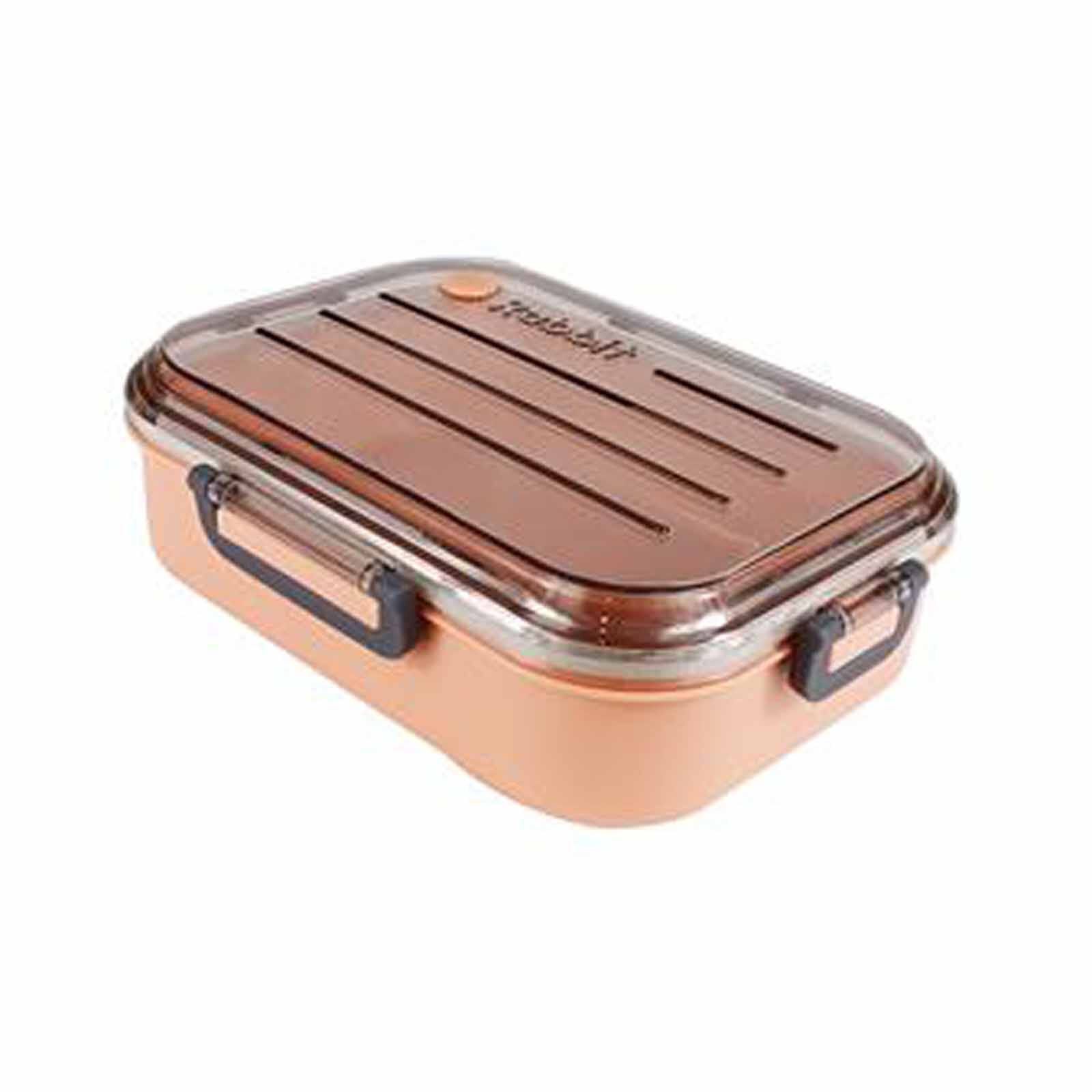 TRAVELJOY Bunny Bpa-free Bento Box (1200ml) Salmon Pink TJBENTO-PK