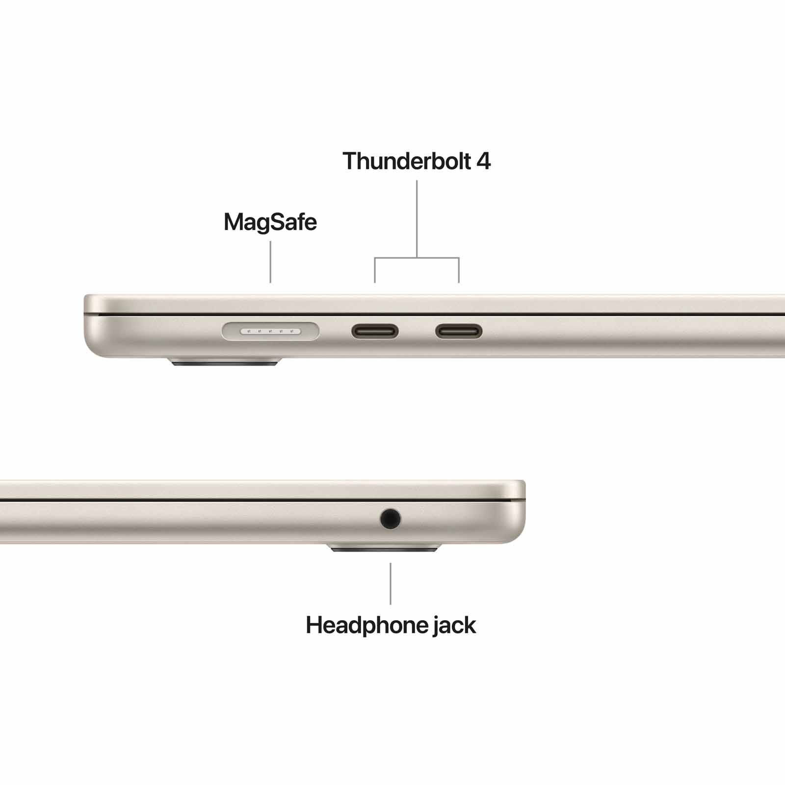 APPLE 15-inch Macbook Air: M5 Chip With 10-core Cpu And 10-core Gpu, 16gb, 1tb Ssd - Starlight MDVE4ZP/A-image 7