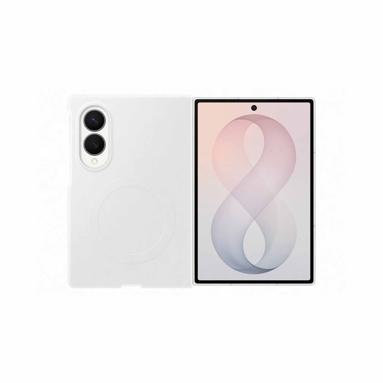 SAMSUNG Galaxy Z Fold8 Silicone Magnet Case Cream EF-EF971CWEGWW-image 1