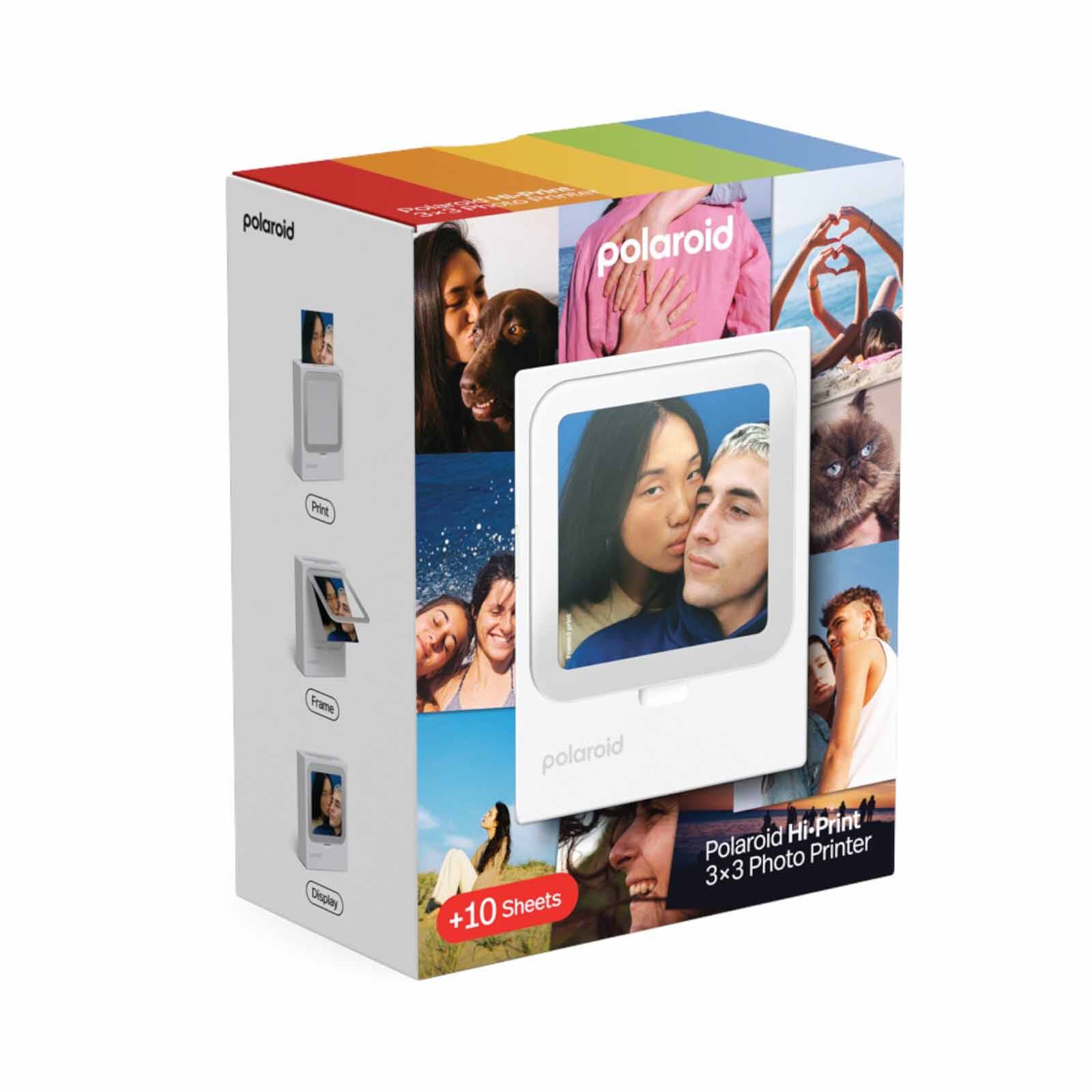 POLAROID Hi Print 3x3 Printer White + 10 Sheets 009196-image 5