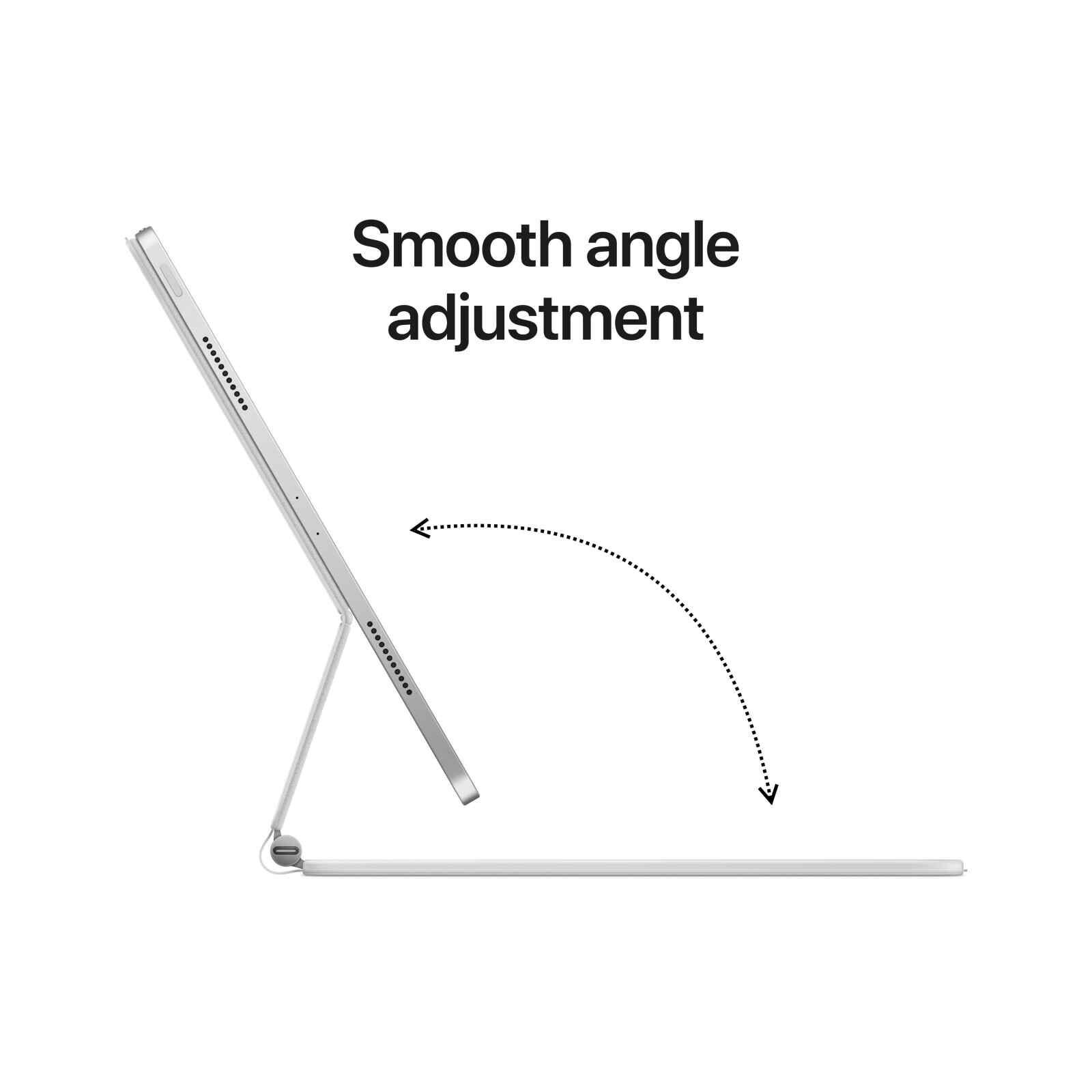 APPLE Magic Keyboard For Ipad Pro 11-inch (3rd & 4th Gen)& Ipad Air (4th) - White MJQJ3ZA/A-image 4