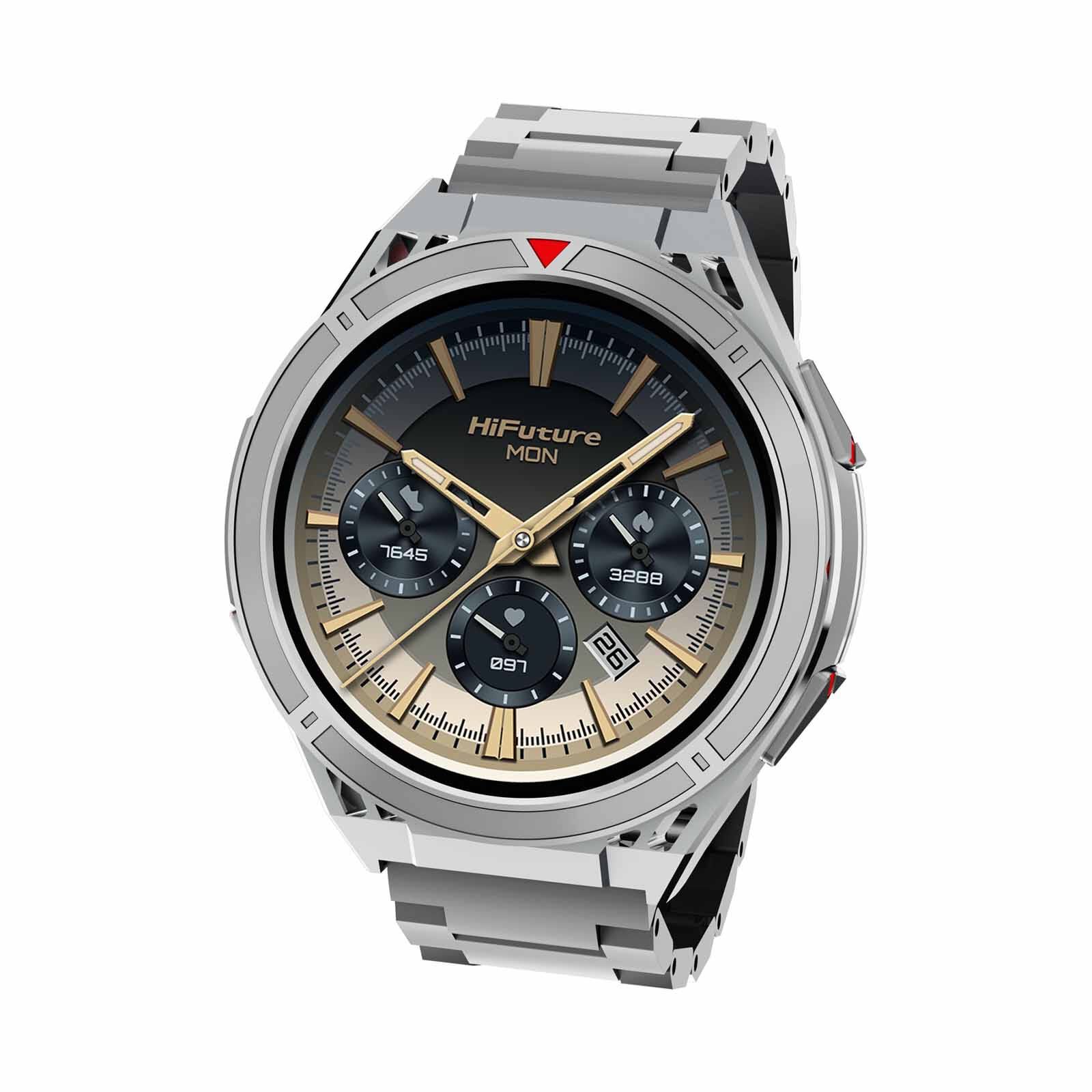 HIFUTURE Active - Silver Bluetooth Smartwatch With Gps And Heart Rate Function HSSW9SL-image 2