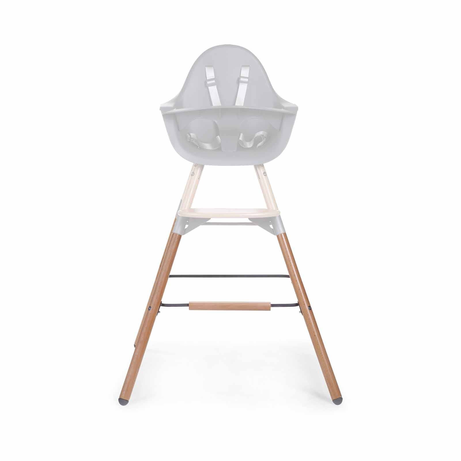 CHILDHOME Extra Long Legs + Footrest - Natural Anthracite (online) EVOLU HIGH CHAIR-image 1