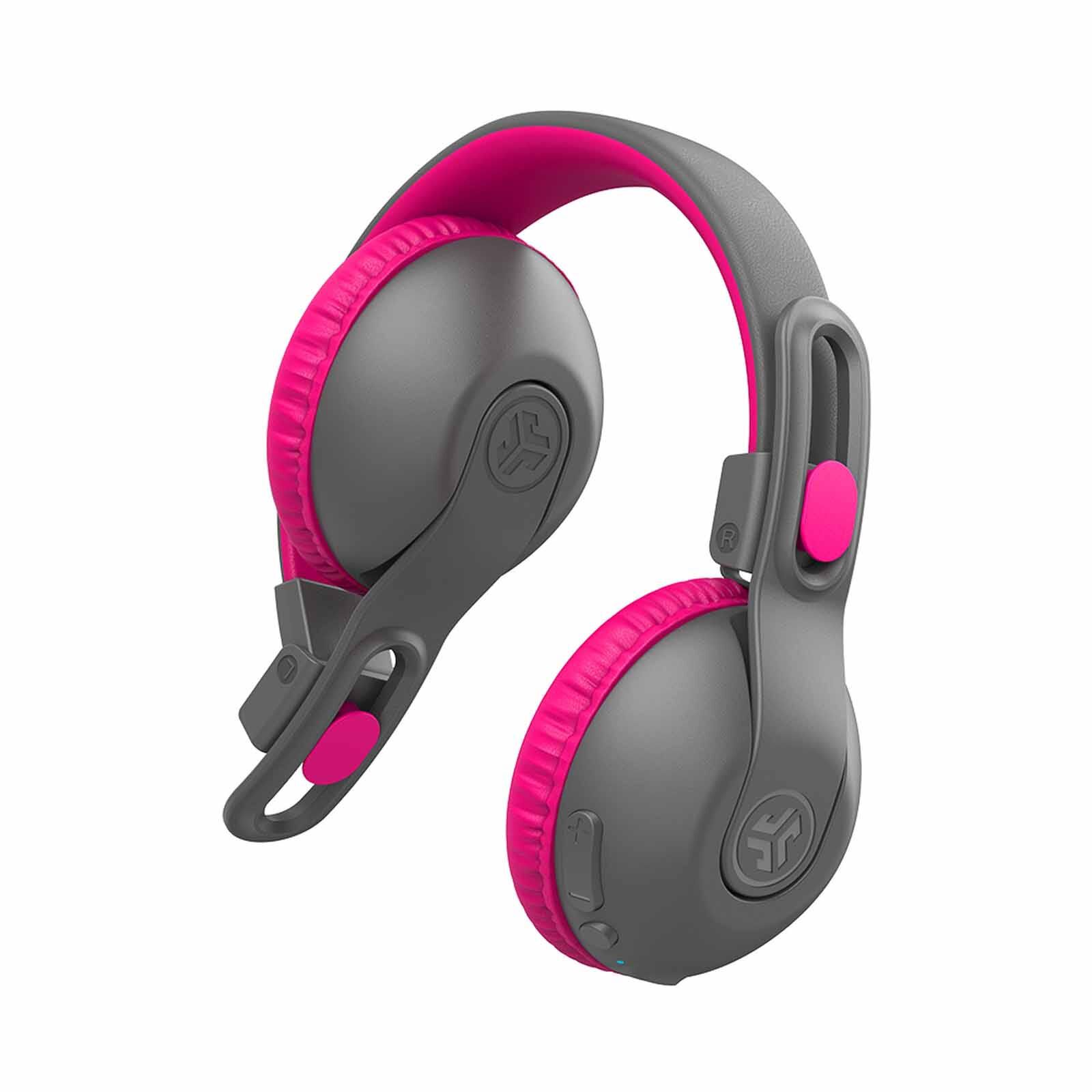 JLAB Jbuddies Studio 2 Wireless Headphones - Gray/pink HBKSTU2RGRYPNK122-image 4
