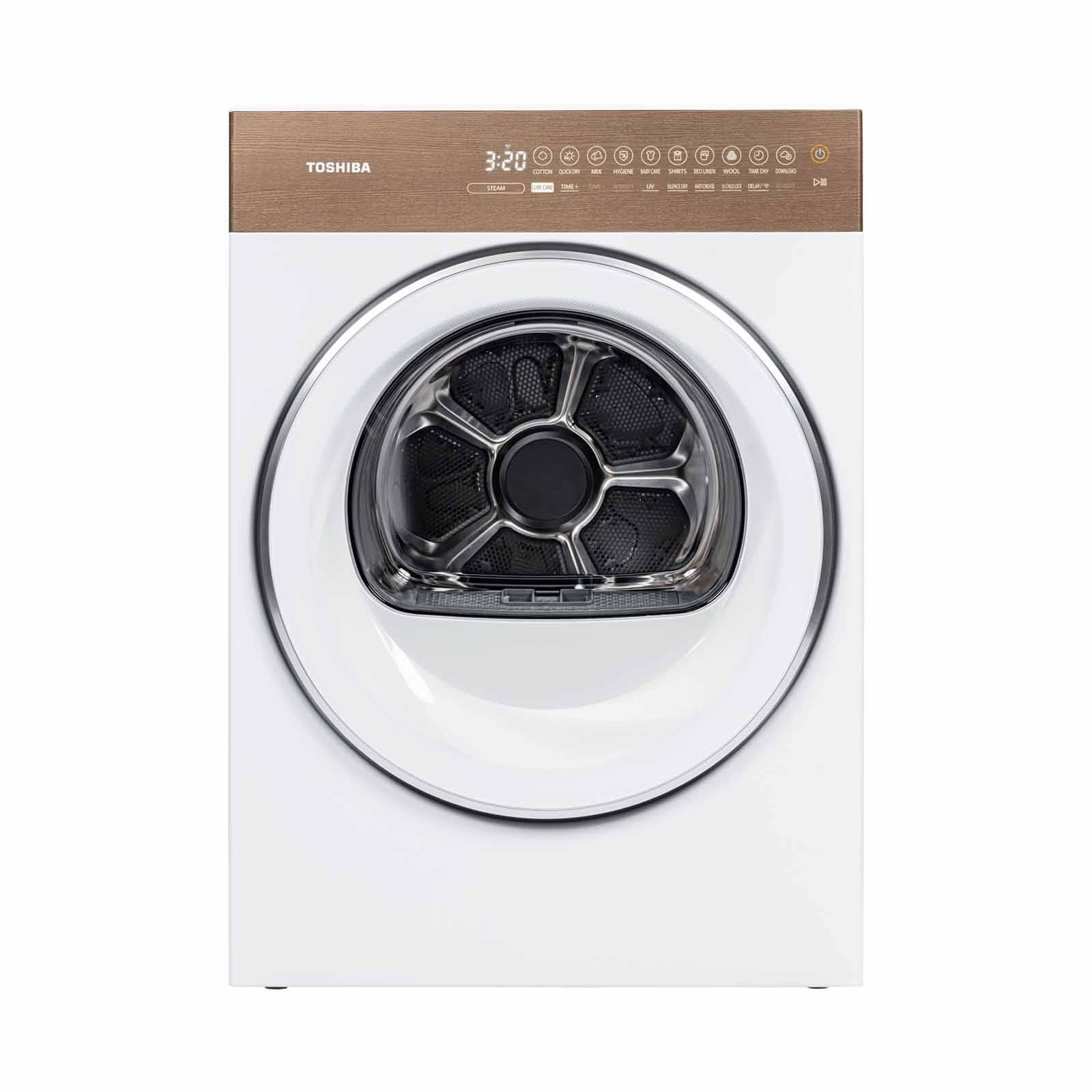 TOSHIBA Heat Pump Dryer (8kg) TD-T37BS90HWS(WT)-image 1