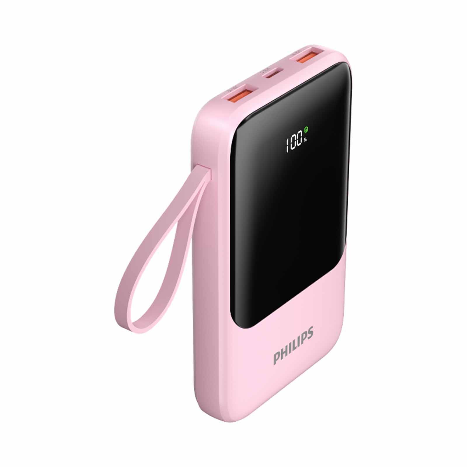 PHILIPS 10000mah 22.5w Powerbank With Usb-c Lightning Micro Usb Usb-a Cables Ccc DLP2223P/97-image 2