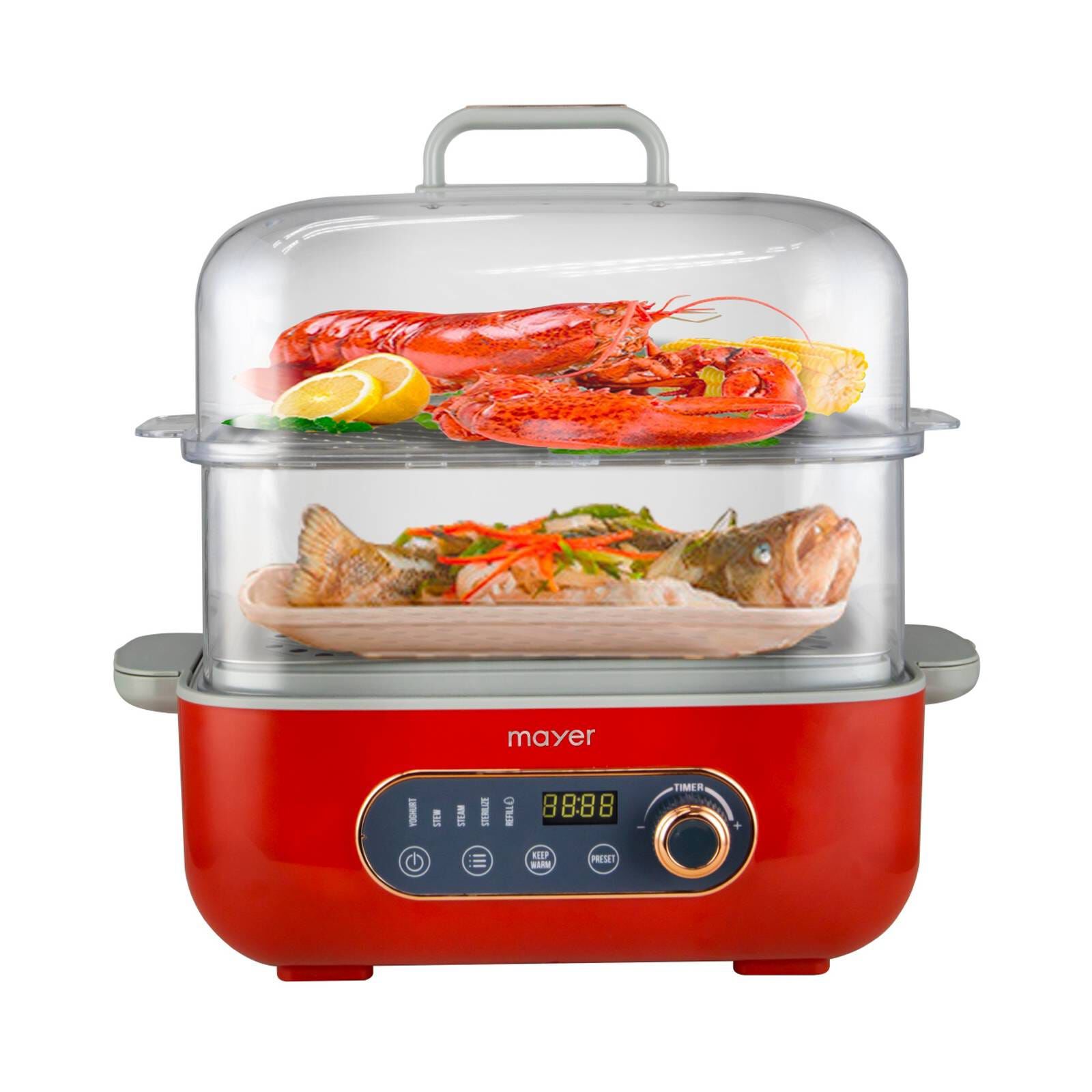 MAYER 10l Food Steamer MMFS10