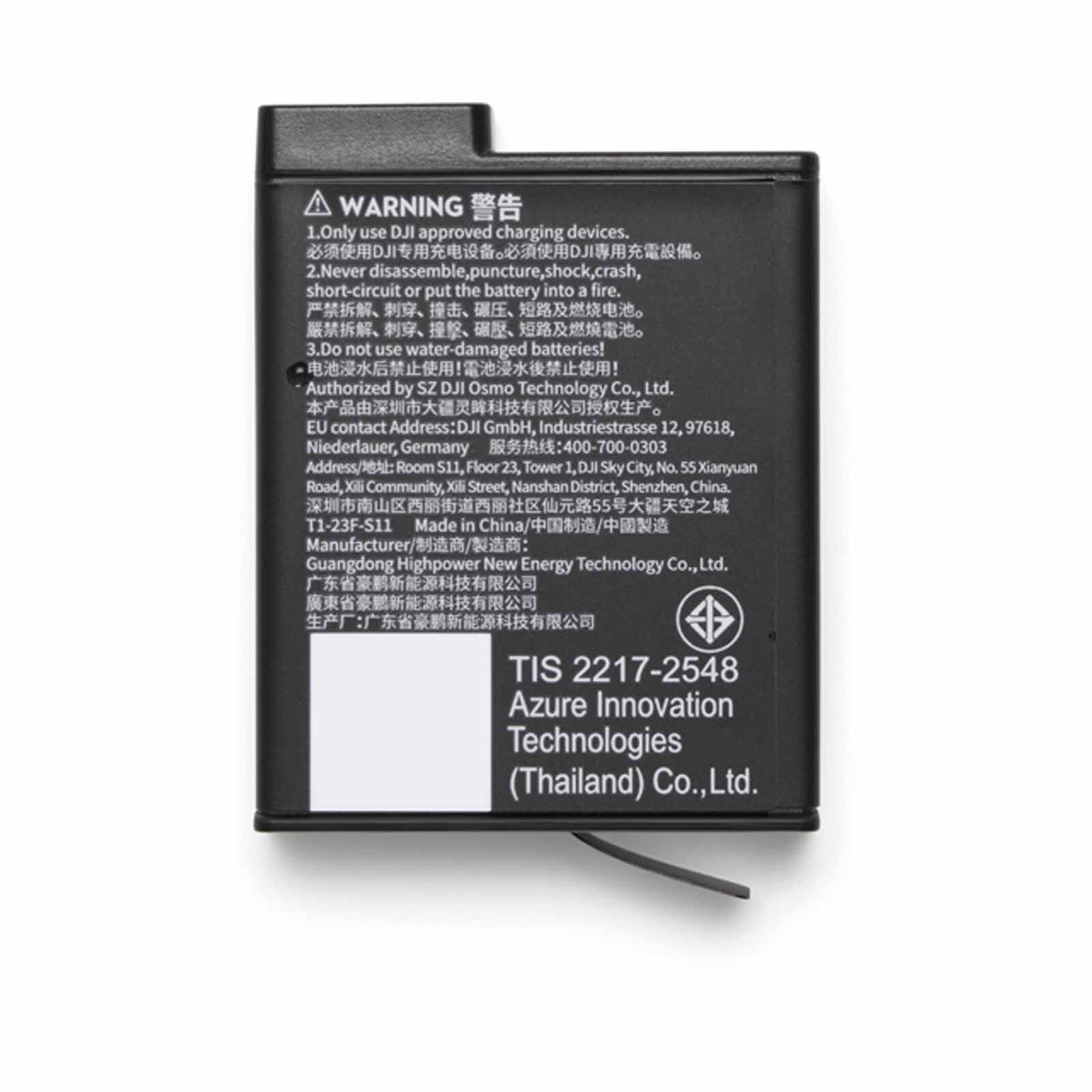 DJI Osmo Extreme Battery Plus (2150 Mah) OSMO EXTREME BATTERY PLUS (2150 MAH)-image 2