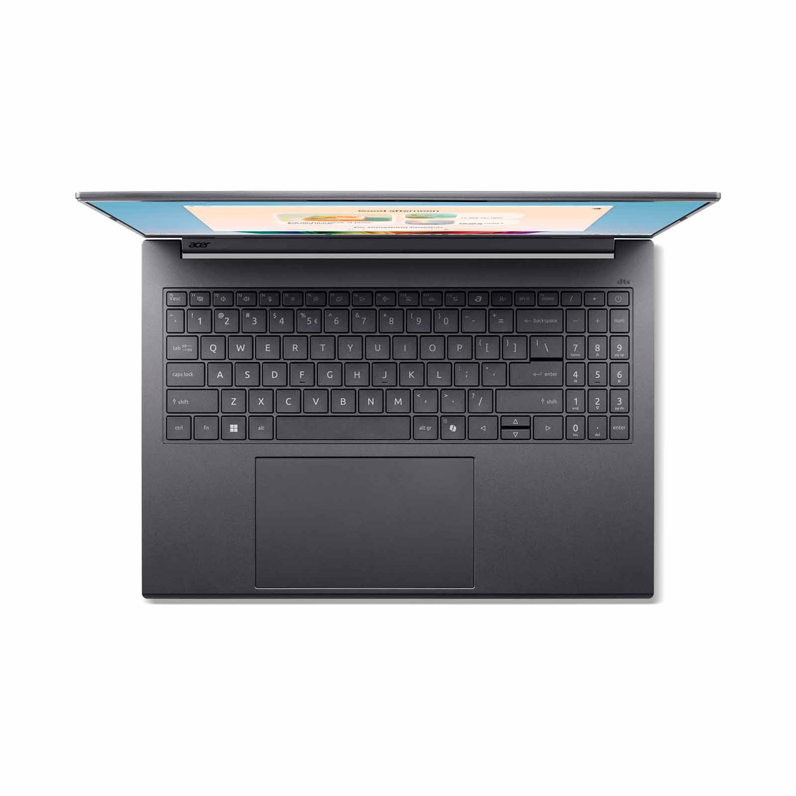 ACER 16in Ryzen Ai 7 350 16gb 512gb Win 11 Home ASPIRE 16 AI COPILOT+ PC A16-61M-R308 (STEEL GRAY)-image 6