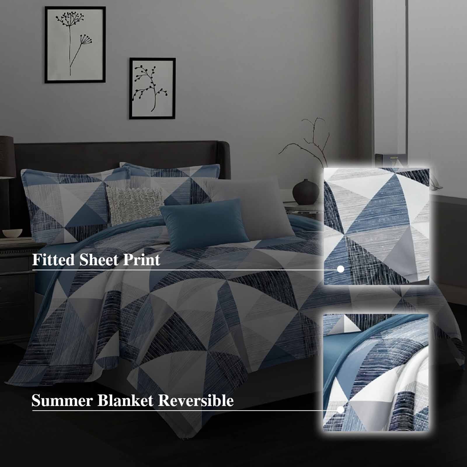 HILLCREST Hillcrest I Comfylux Printed 988tc I Calm King Fitted Sheet ( Oe ) 6833 I K I FS I CALM-image 4