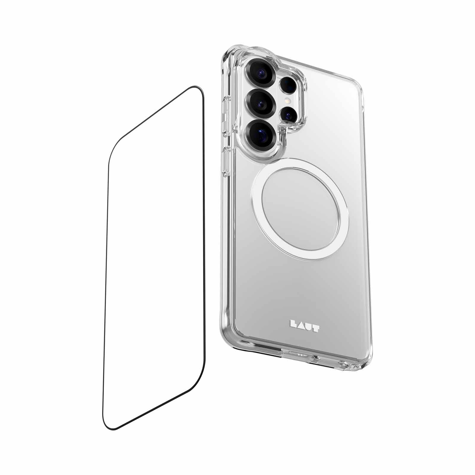 LAUT Bundle - Huex Crystal Case / Prime Gls Edge For S26 Ultra L_S26L_HXC_BUN-image 1
