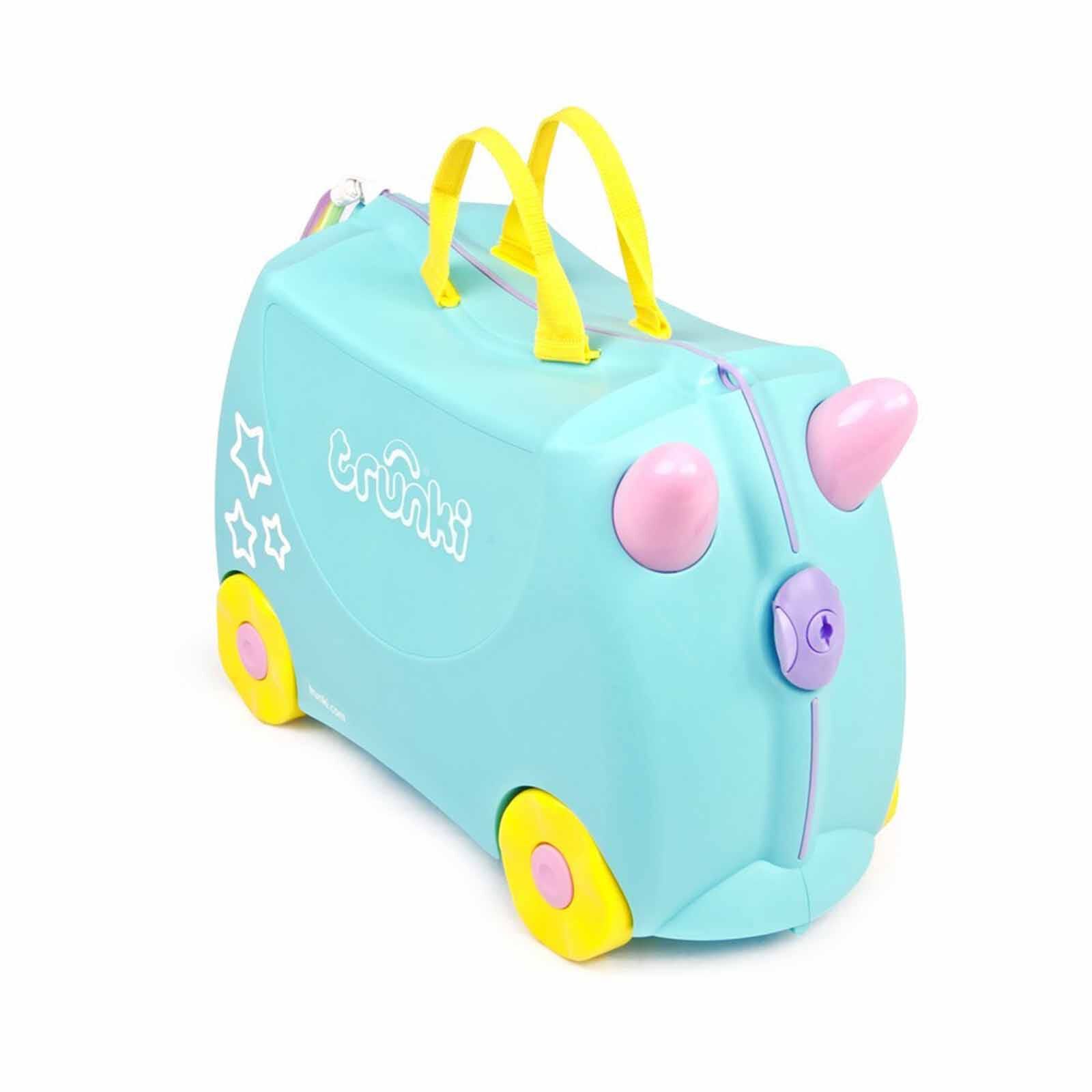 TRUNKI Ride On Luggage - Una Unicorn TR0287-GB01-image 1